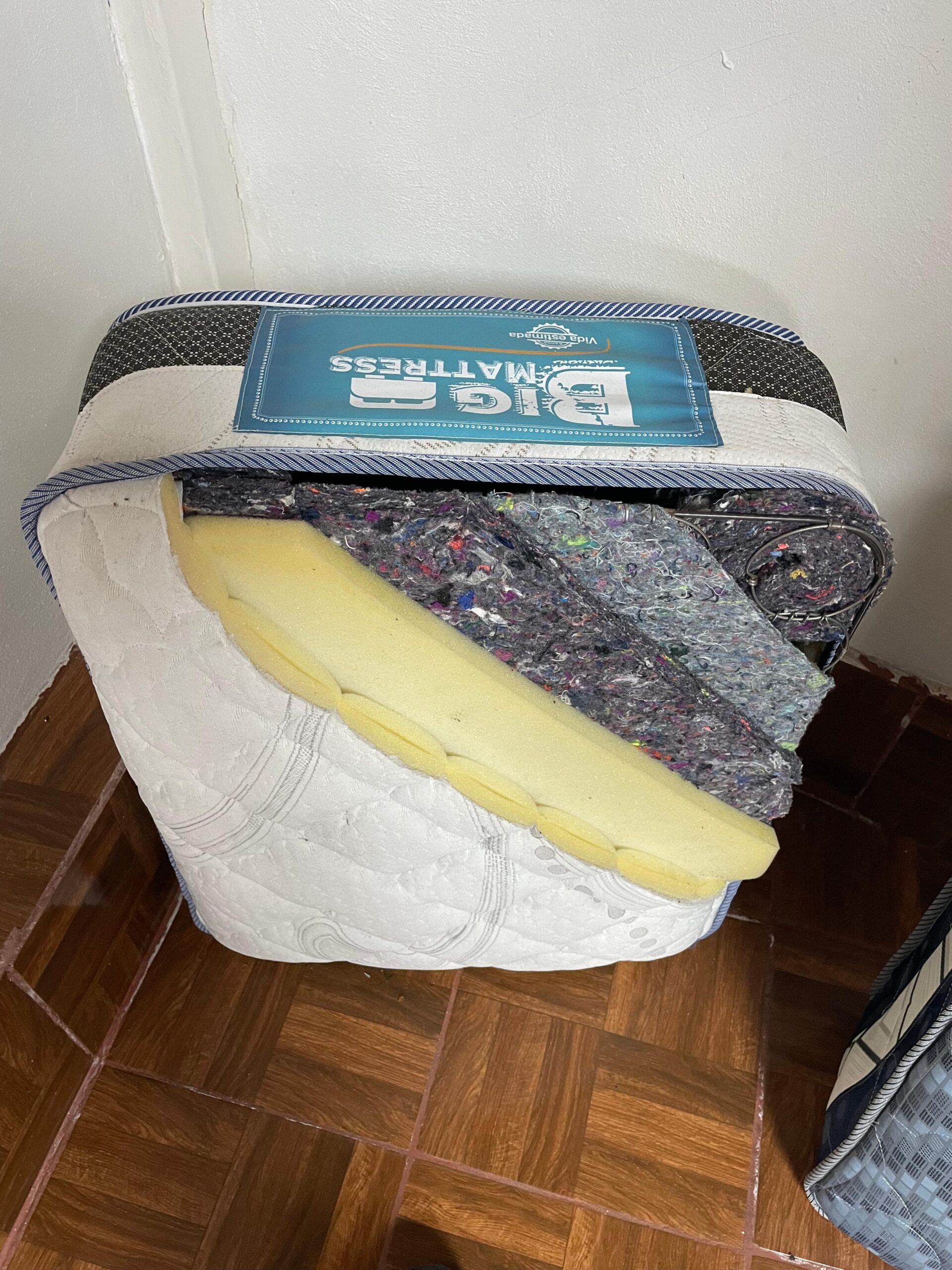 Das Innere einer Matratze, hergestellt mit Novafiber-Endprodukten aus der Andritz Airlay-Linie. Copyright: Andritz