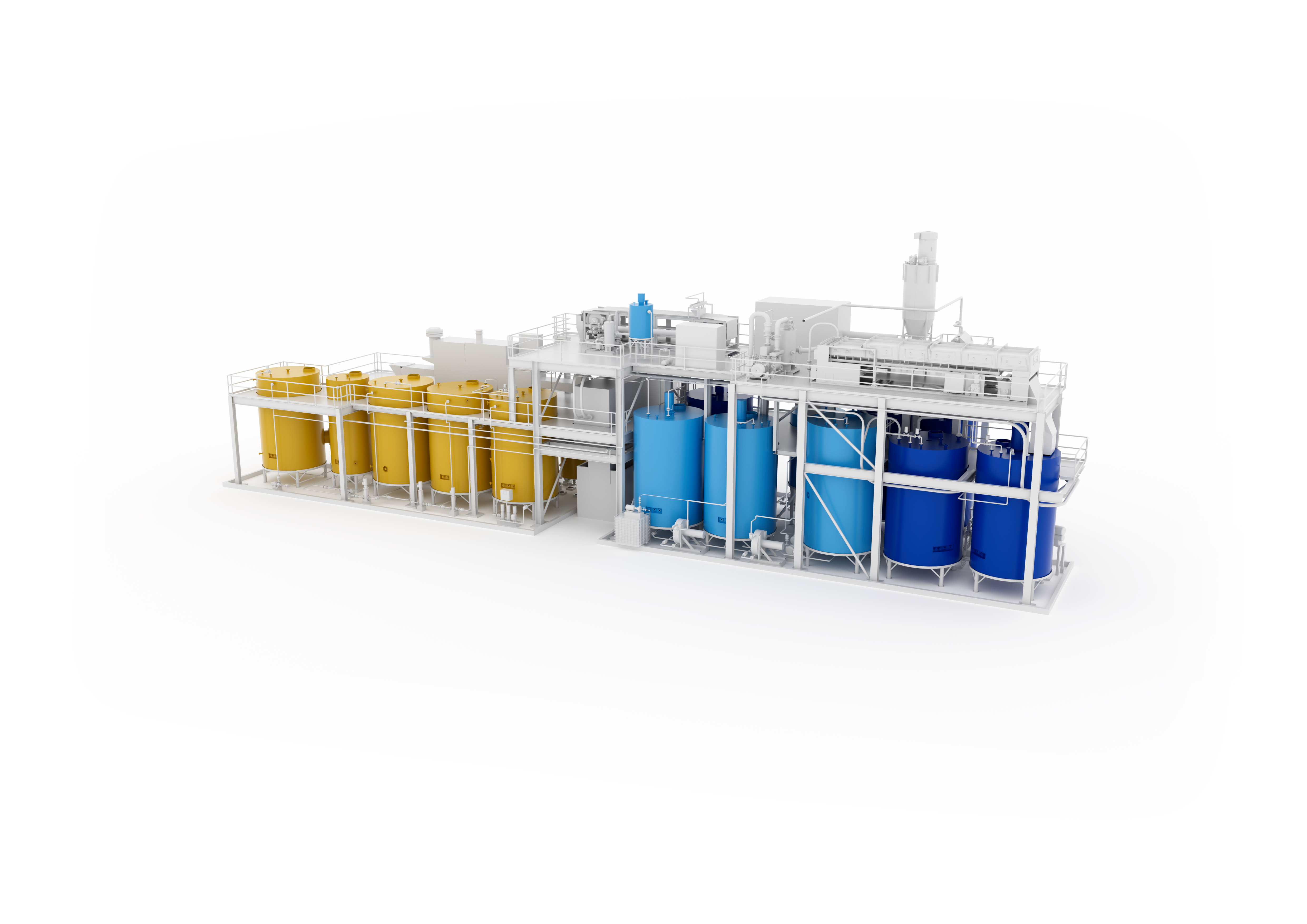 Emersons Steuerungstechnologie und Software steuern den chemischen Trennungsprozess, der wertvolle Materialien aus den Rauchgasrückständen einer Verbrennungsanlage recycelt. Copyright: HaloSep