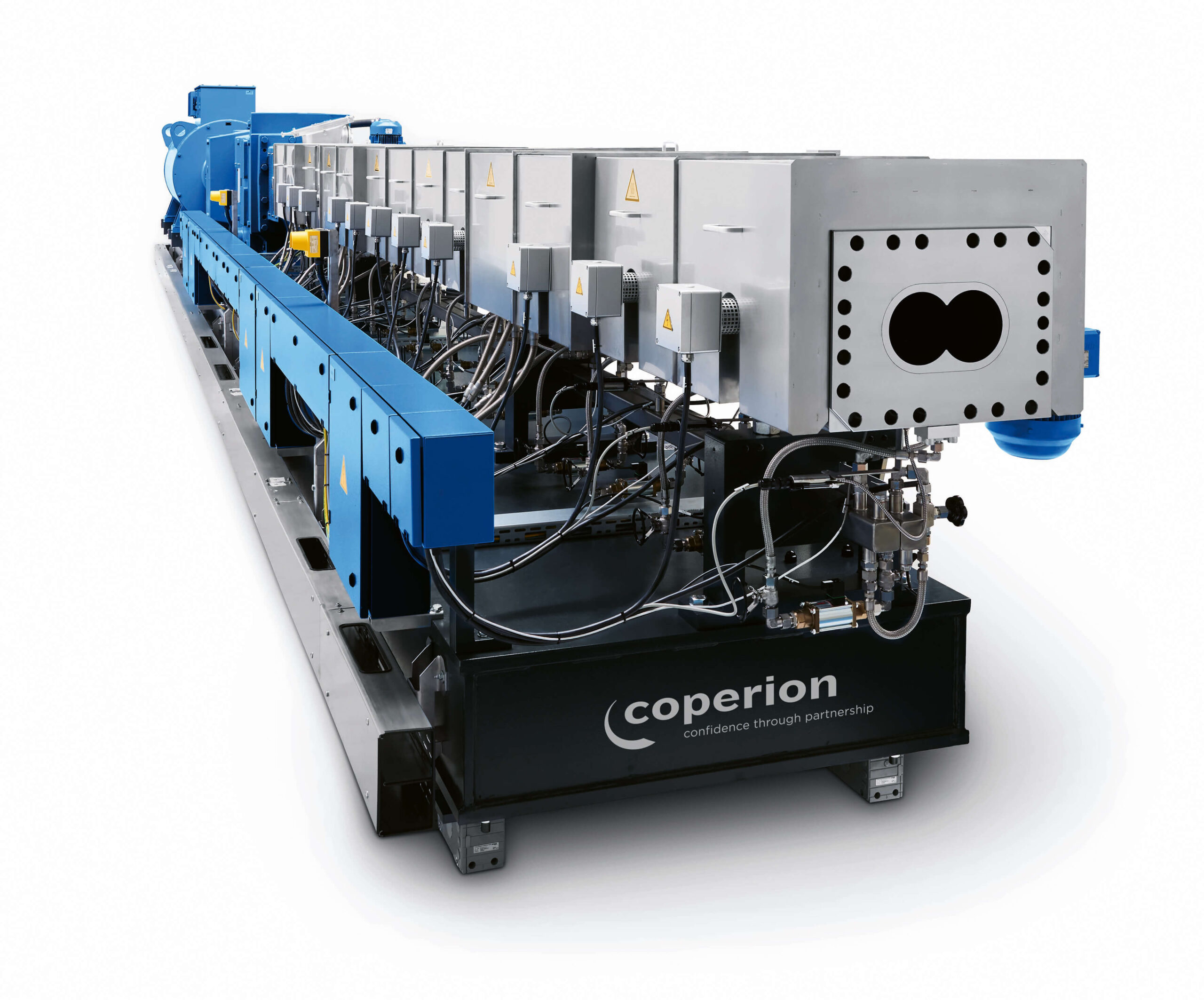 Doppelschneckenextruder für chemisches Recycling