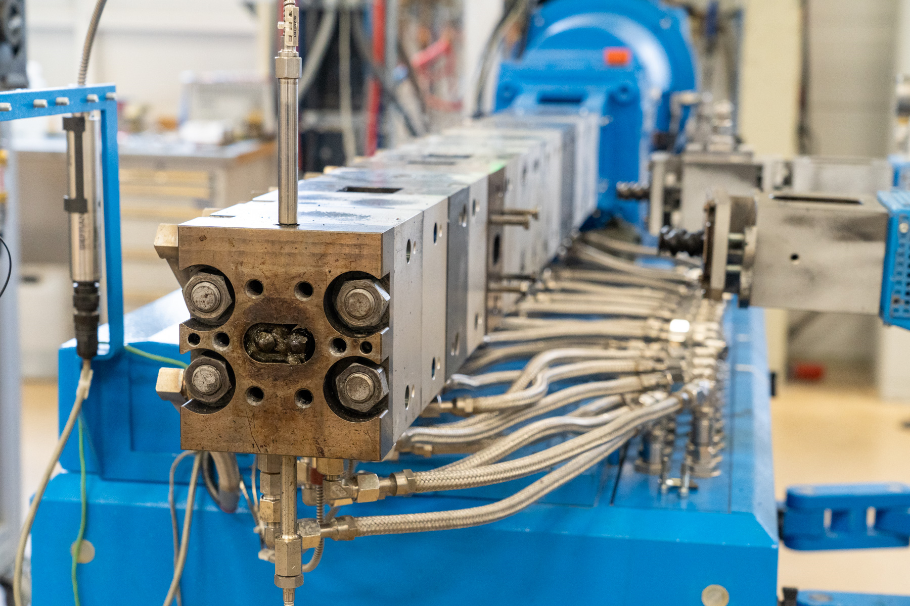 Doppelschneckenextruder im SKZ-Technikum. Copyright: SKZ