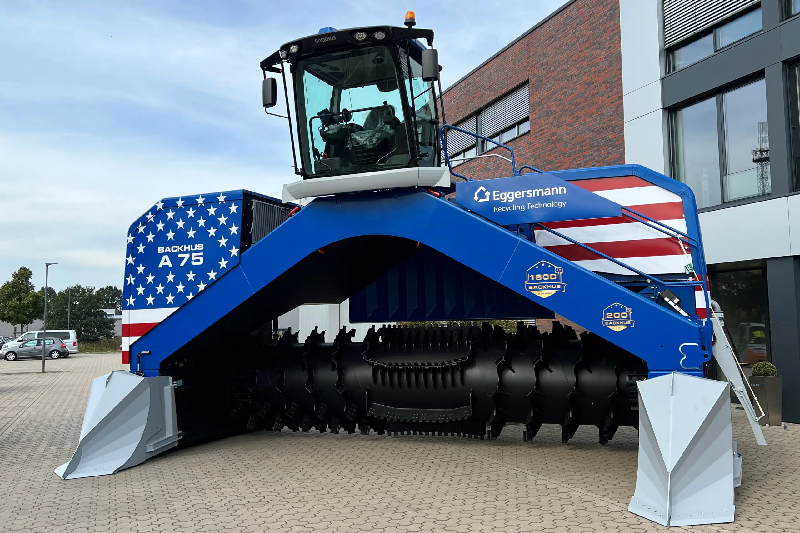 Die 1600. Backhus ging als 200. Maschine in die USA – Anlass genug für eine Sonderedition. Copyright: Eggersmann