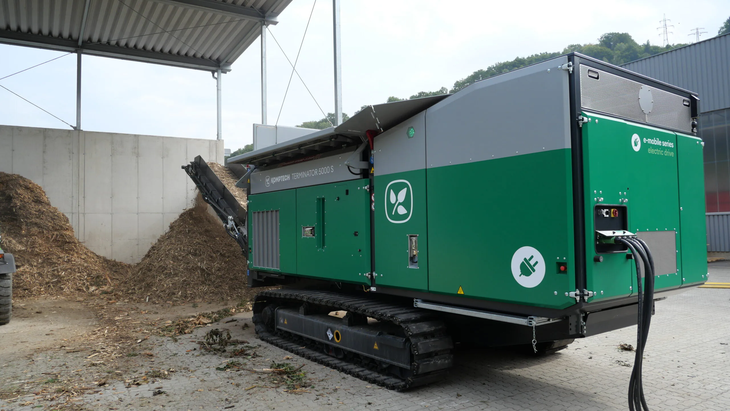 Komptech: Neue Modelle mit Kettenfahrwerk