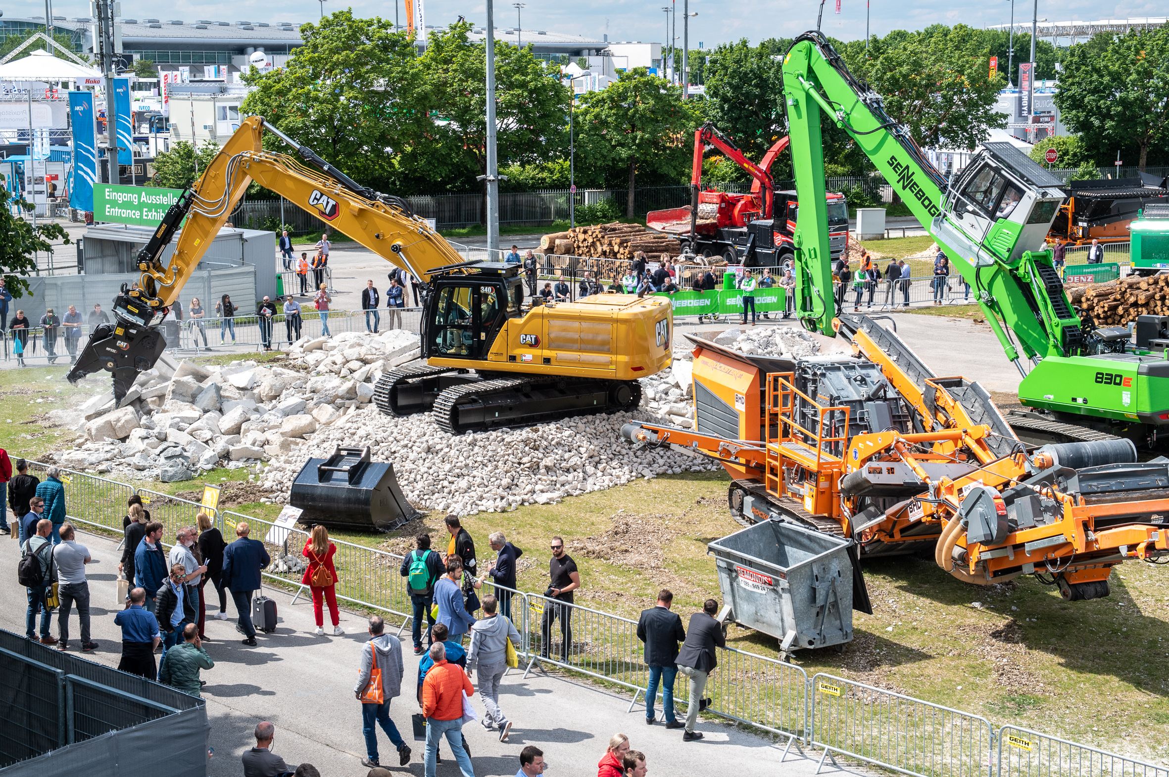 Die Kreislaufführung von Sekundärrohstoffen ist erneut ein wichtiges Thema auf der IFAT München. Copyright: Messe München