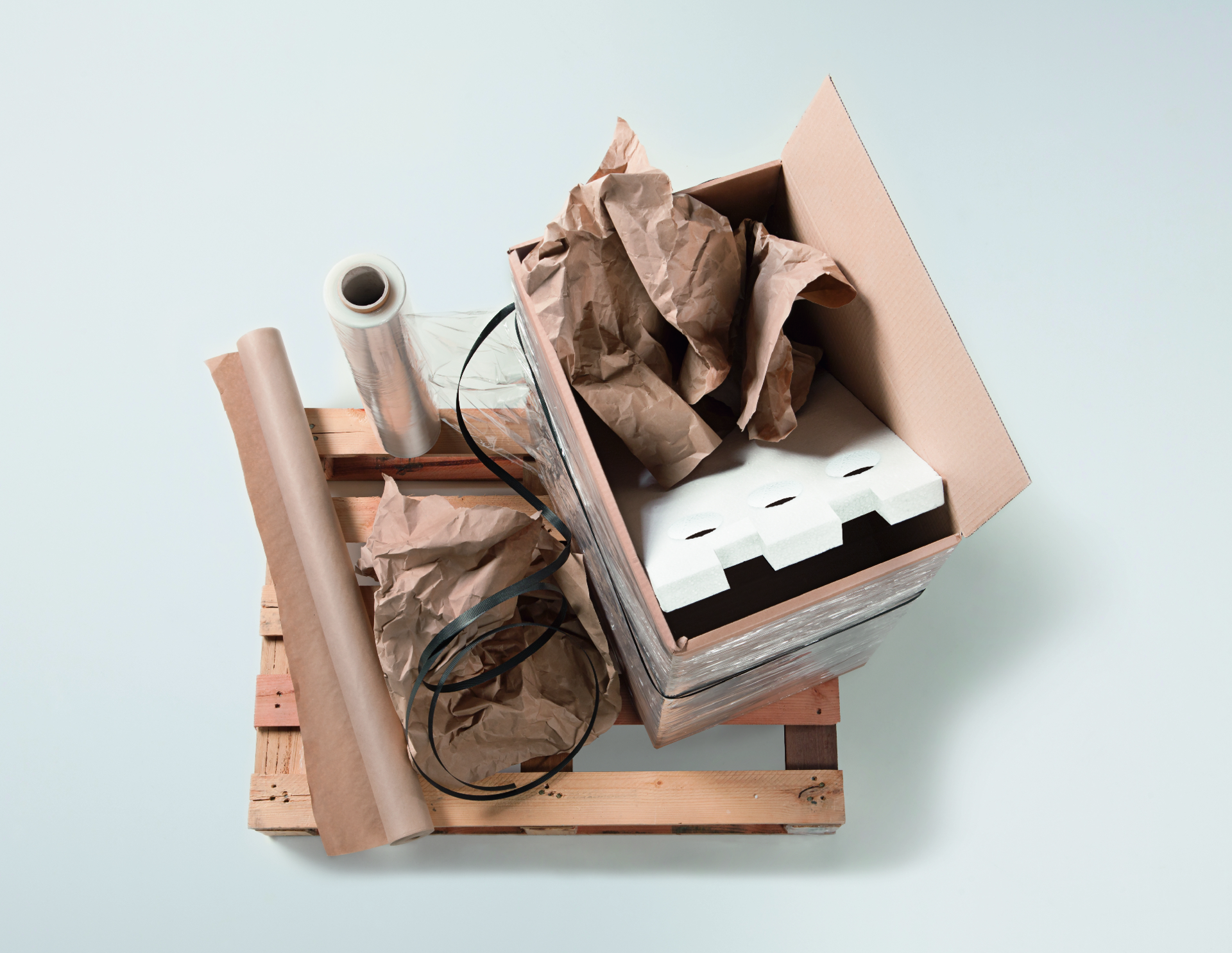 Materialien von Um- und Transportverpackungen im Kreislauf halten – Forum Rezyklat hilft bei der Umsetzung. Copyright: Interzero