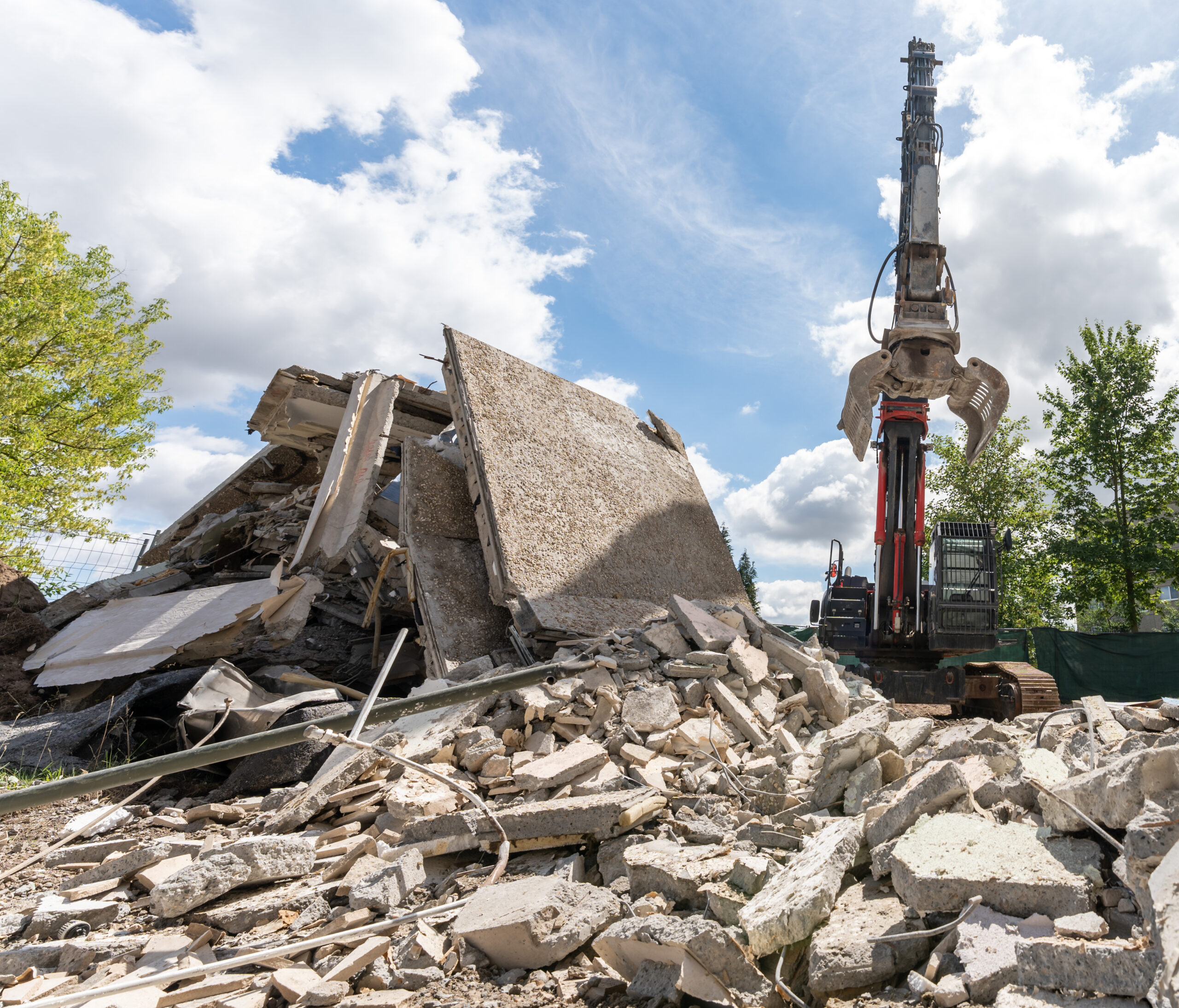 Heidelberg Materials setzt Altbeton aus dem Rückbau sowohl in der Herstellung von neuem Beton und Betonwaren als auch bei der Herstellung von Zement ein. Copyright: Heidelberg Materials / Aleksej Keksel