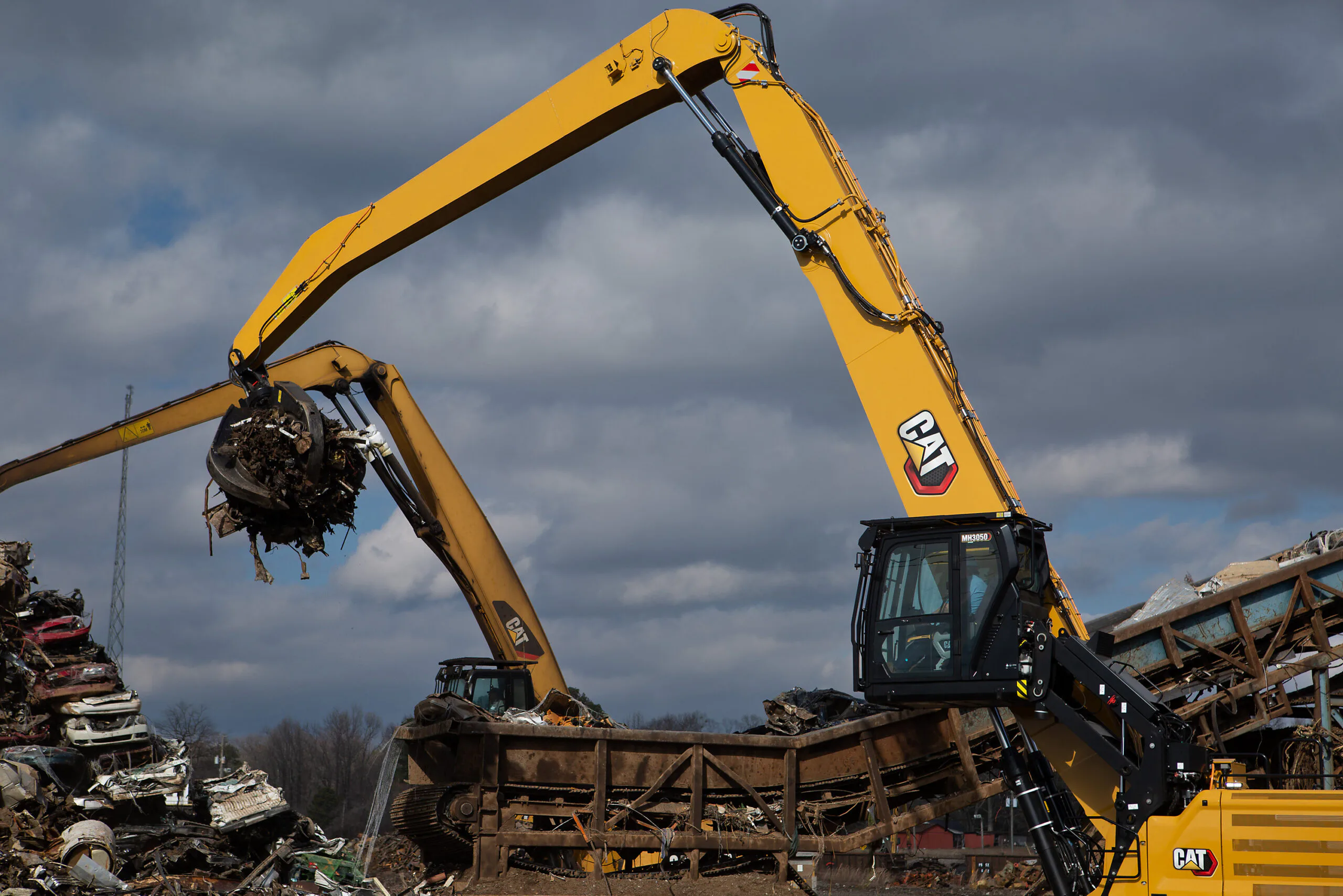 Zuwachs bei den Cat Umschlagbaggern. Copyright: Caterpillar