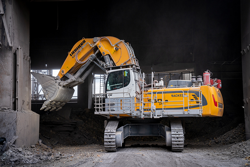 Der Raupenbagger R 980 SME von Liebherr ist speziell für die Anwendung des Kunden ausgelegt. Copyright: LIebherr