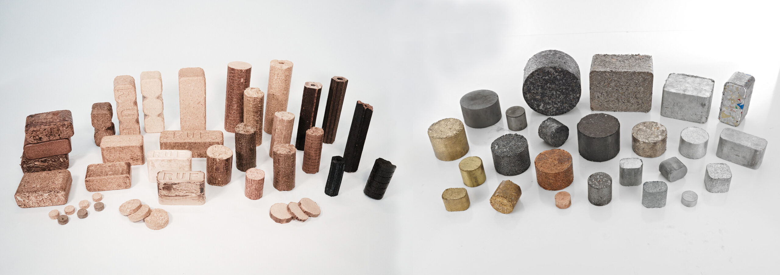 Experten von RUF und C.F. Nielsen erläutern auf dem IFAT-Messestand, worauf es bei der Brikettierung ankommt. Bild: RUF Maschinenbau GmbH & Co. KG