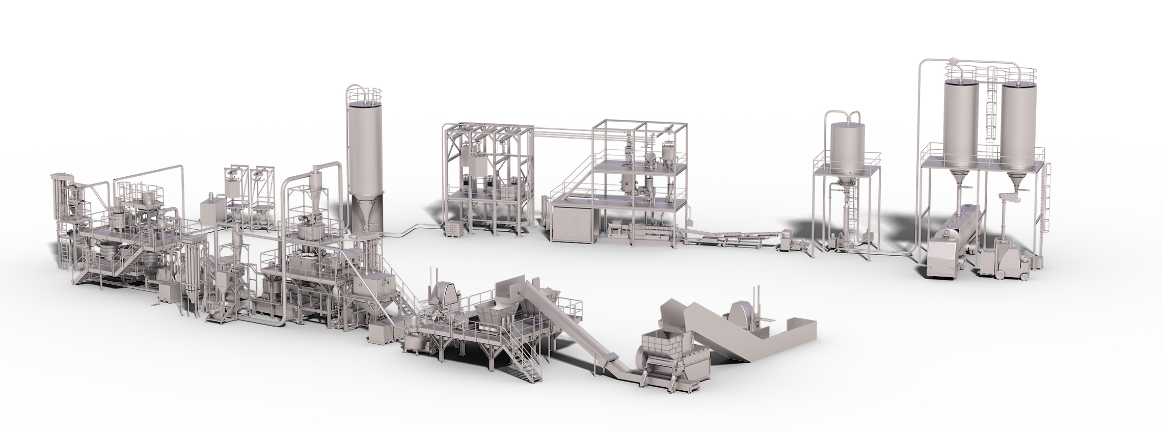 Mit ihren Gesamtanlagen realisieren Coperion und Herbold Meckesheim besonders effiziente Lösungen für das Recycling von Kunststoffen. Copyright: Coperion, Stuttgart, Deutschland