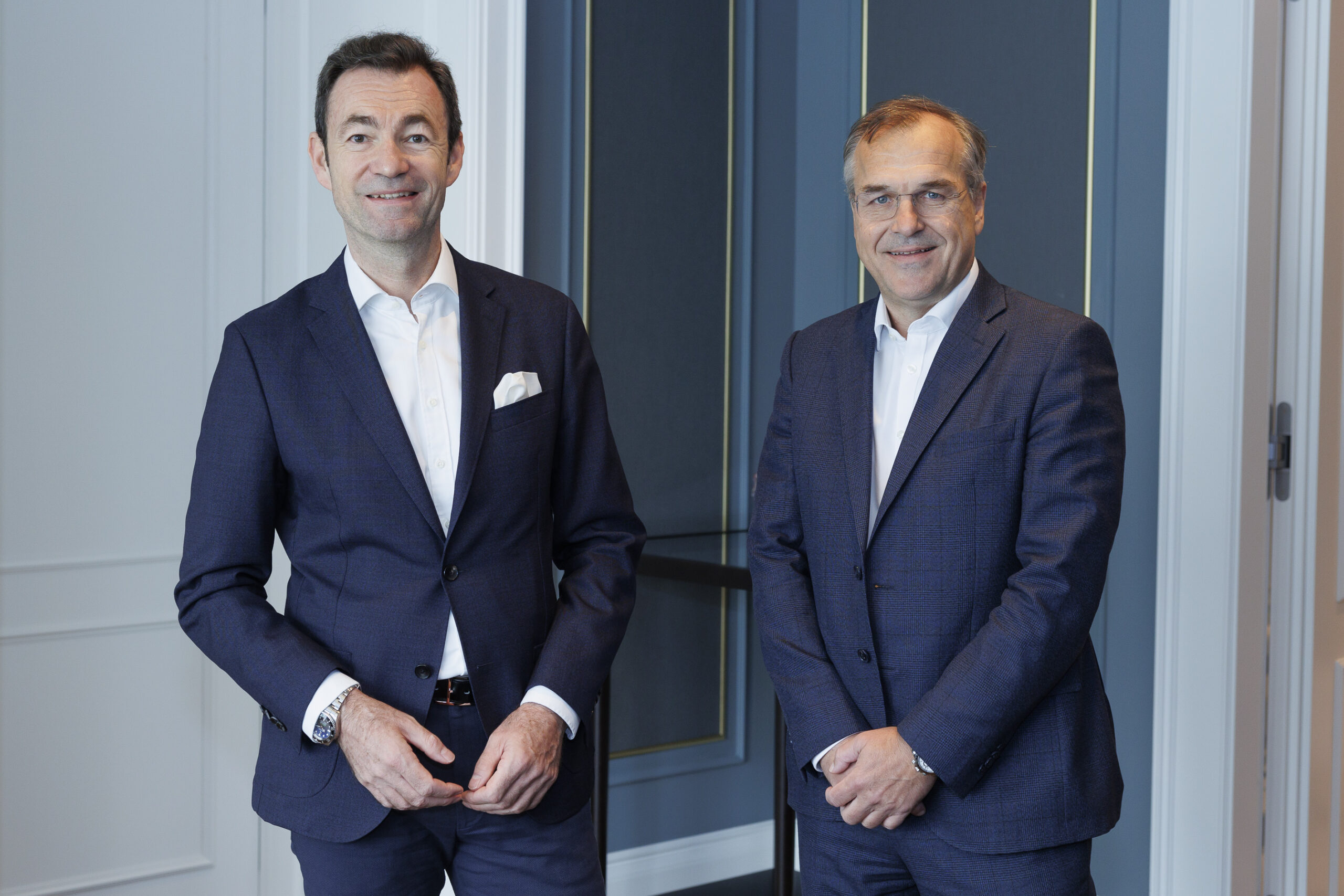 ARA-Vorstände Harald Hauke und Martin Priele. Copyright: APA/Roland Rudolph