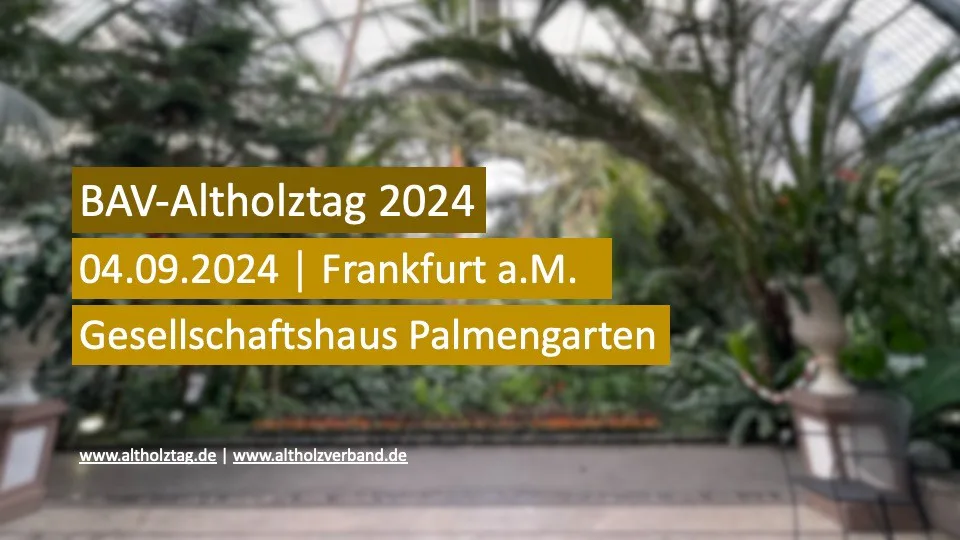 BAV-Altholztag 2024: Einblicke in die Neufassung der Altholzverordnung
