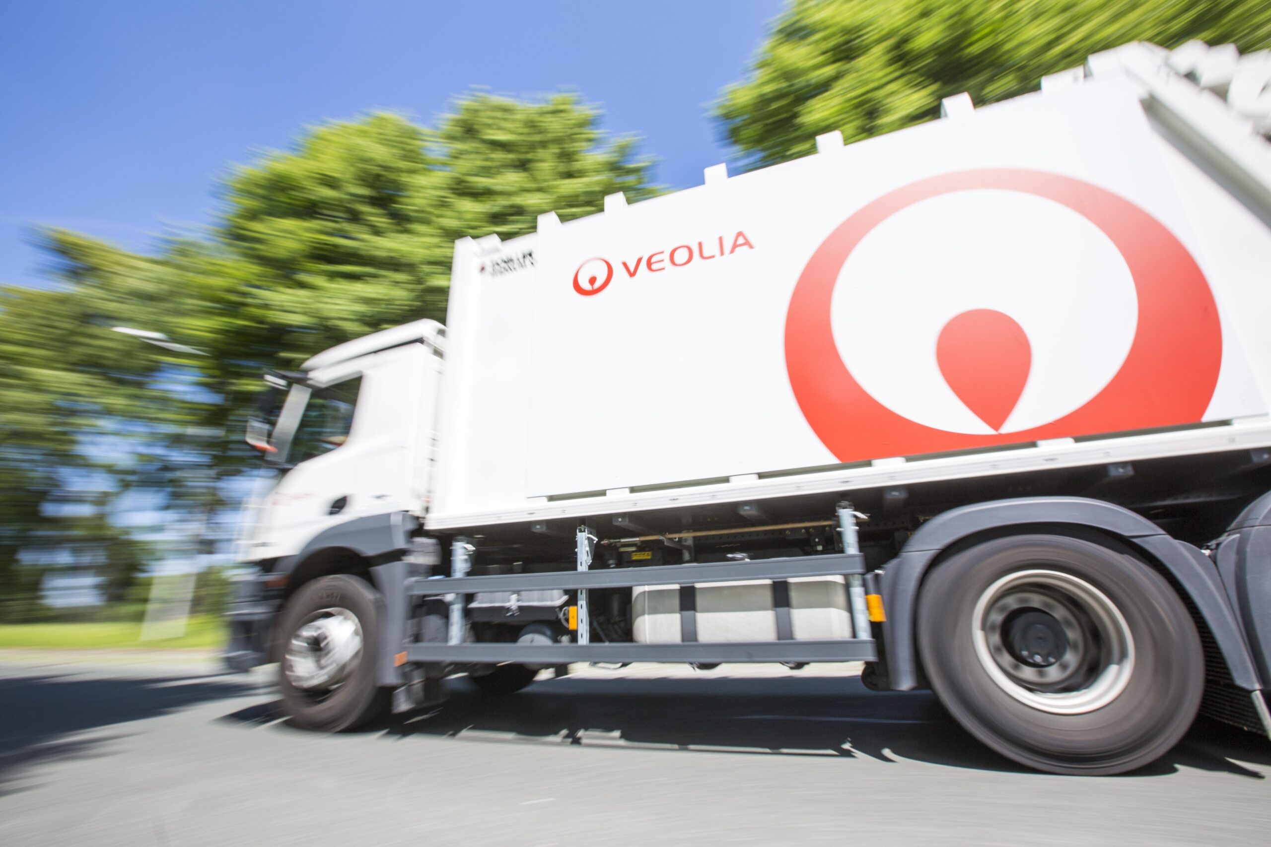 Veolia, Veolia Umweltservice, Entsorgung, Dresden Stadt, Hecklader-Pressfahrzeug
Veolia Umweltservice Ost GmbH &amp; Co. KG Copyright: Veolia