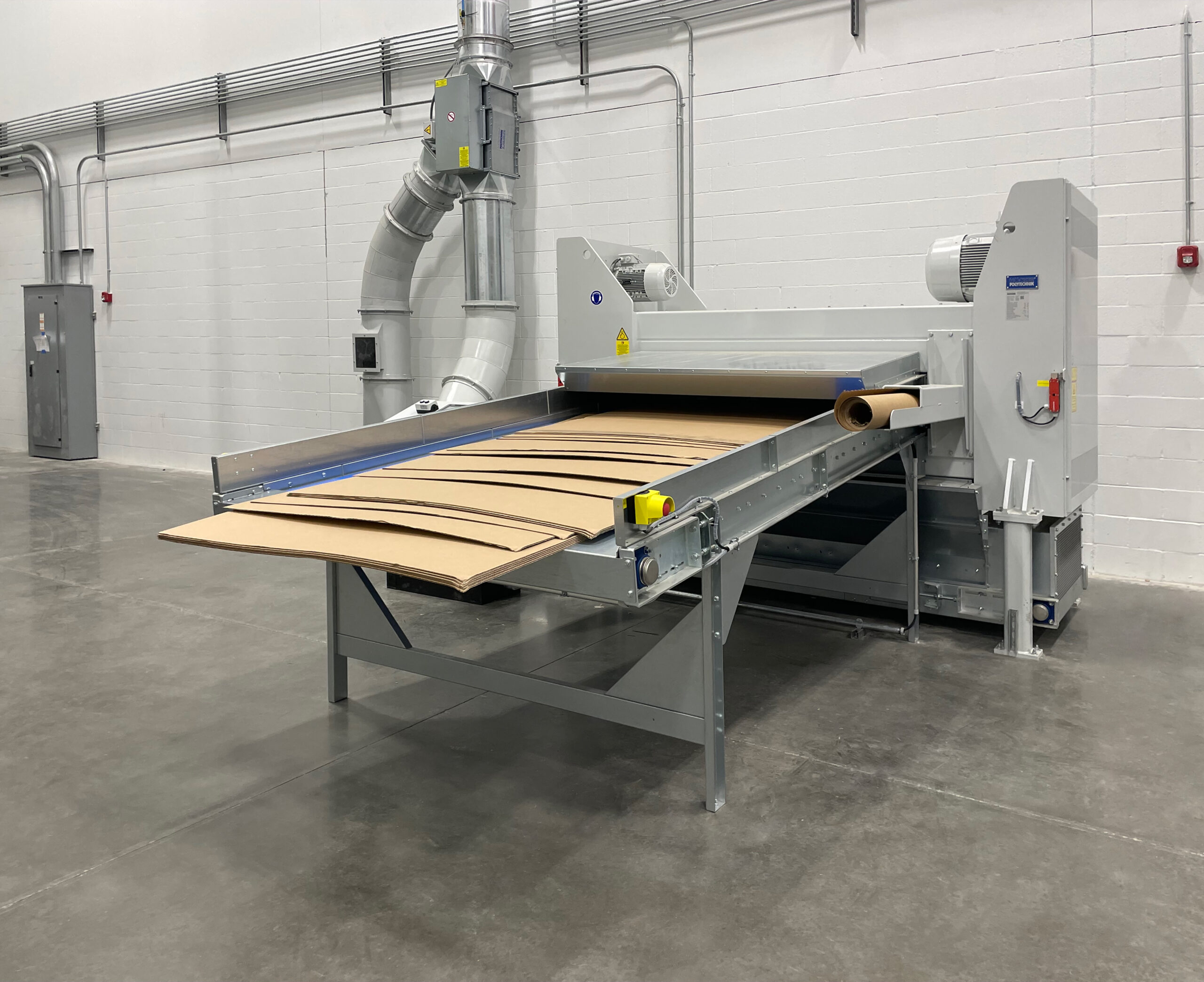 PHSH-Hochleistungsschredder für Bogenware und Hülsenkerne. Copyright: Höcker Polytechnik