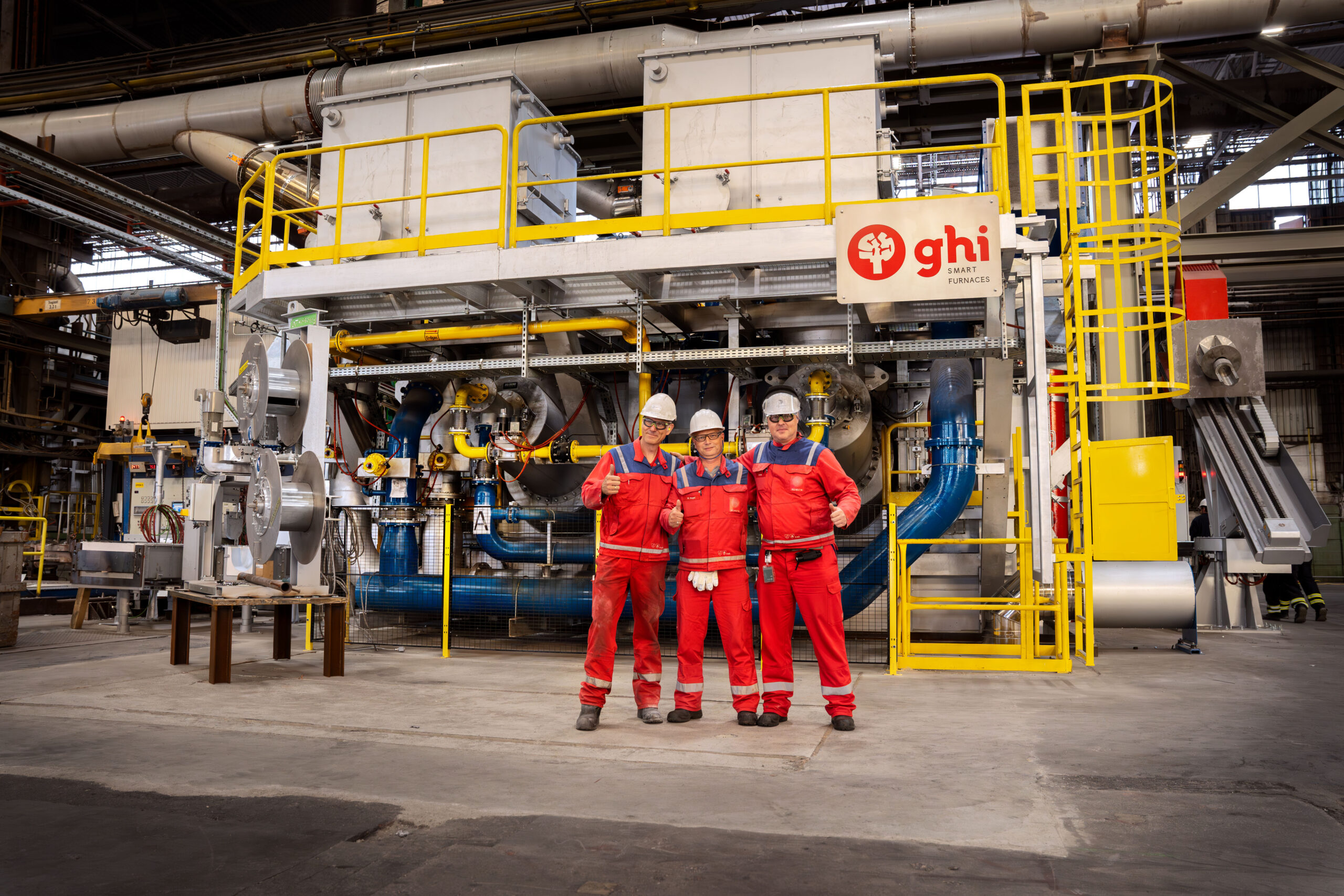 Mehr Kapazität, mehr Recycling und Industrie-4.0-Technologie leistet der neue „gläserne“ Ofen von Speira in Hamburg. Copyright: Speira
