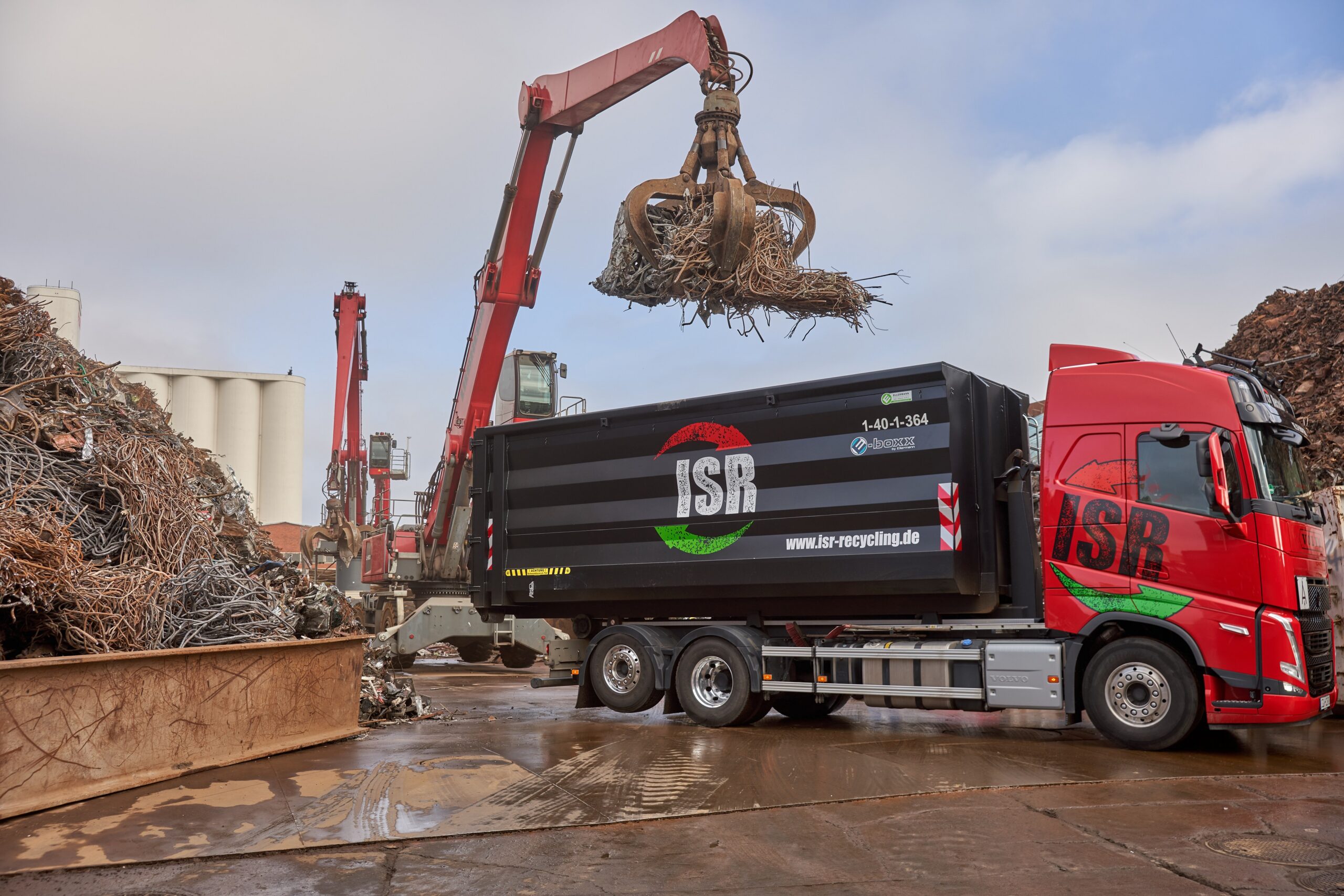 Die Kantungen der Seitenwände sorgen für mehr Stabilität des Wechselcontainers. Copyright: Ellermann Ganderkesee