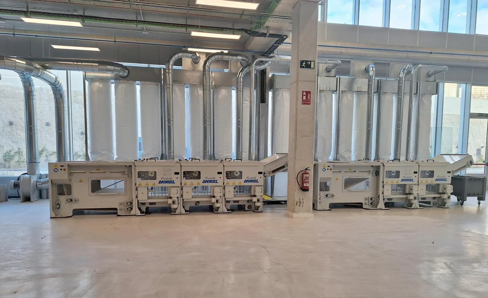 Neue Andritz reXline tearing-Linie bei Aitex. Copyright: Andritz