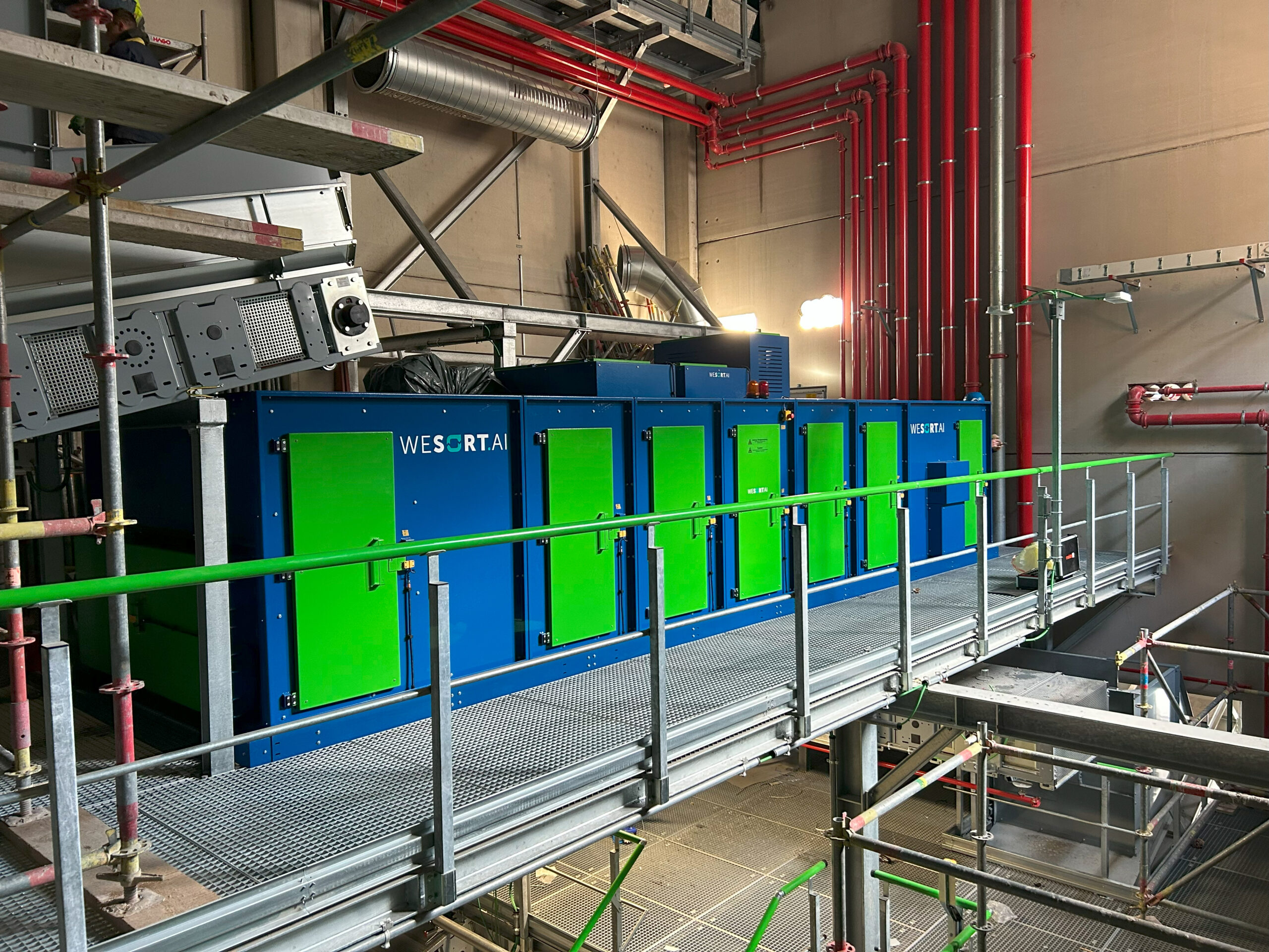 Die Sortieranlage in Sollenau wird mit dem BatterySort System von WeSort.AI ausgestattet. Copyright: WeSort.AI