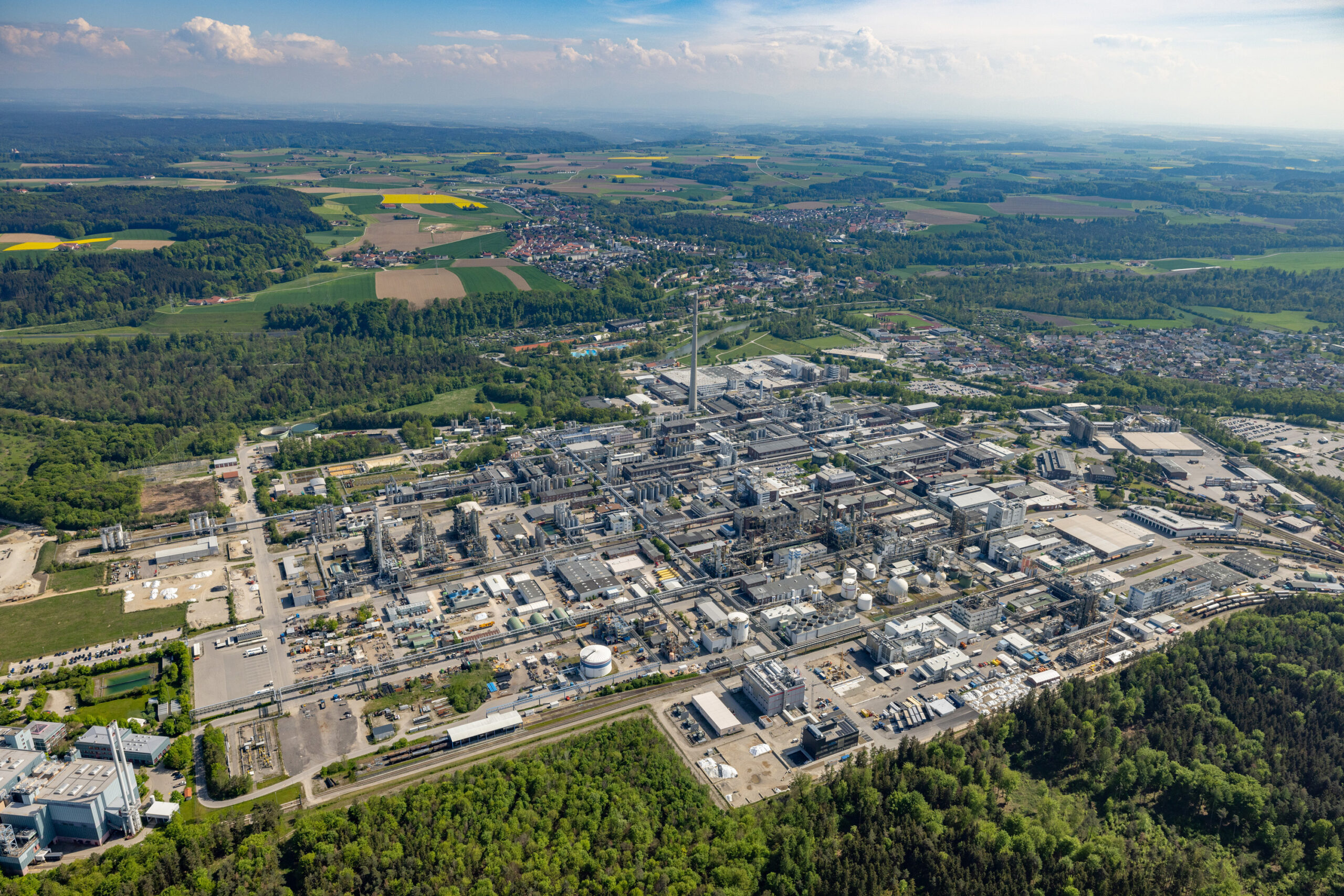 Das Fürther Unternehmen Pruvia will ab Sommer 2025 eine Anlage für thermochemisches Recycling im Chemiepark Gendorf errichten. Copyright: Heiner Heine