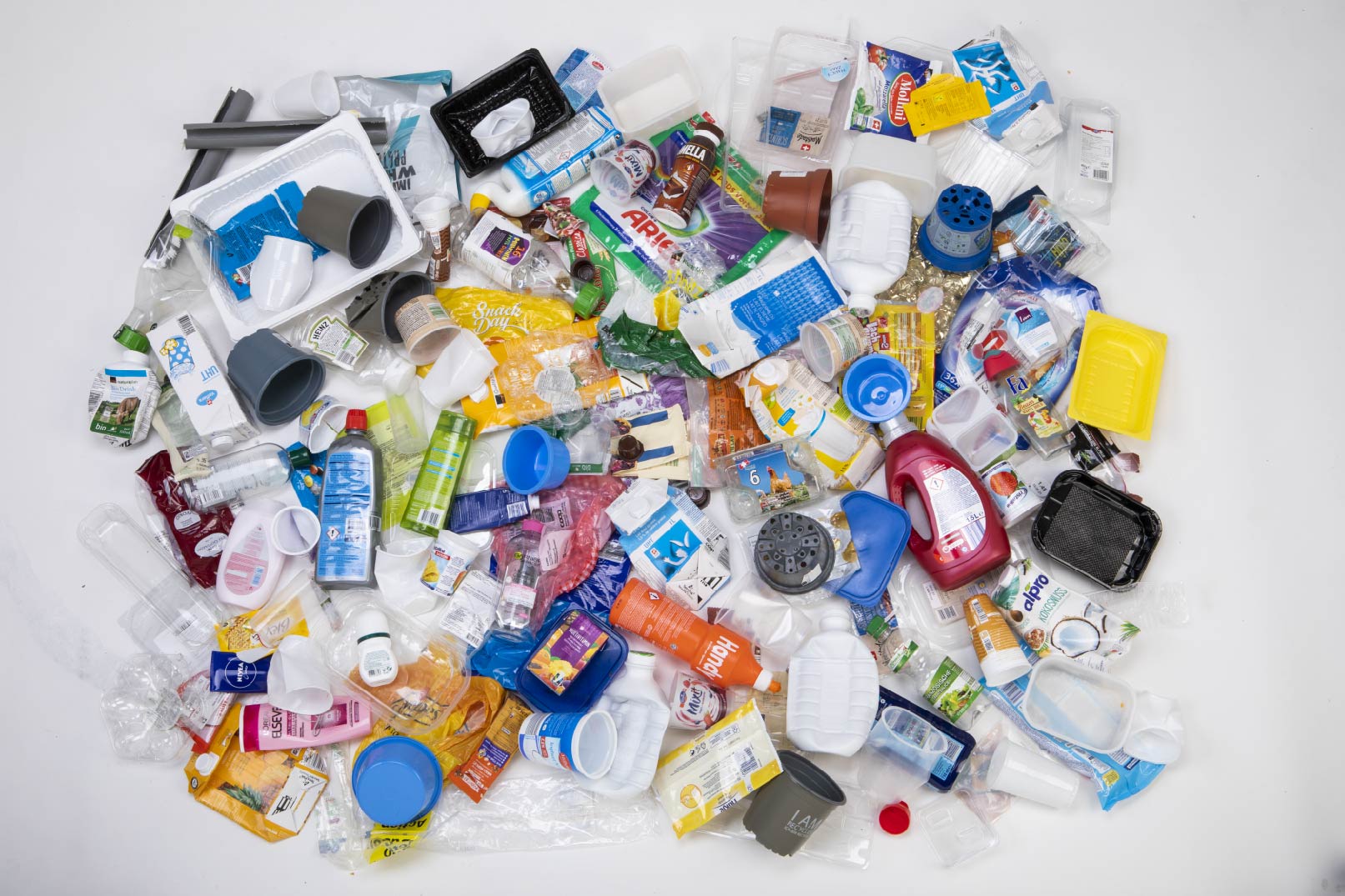 2024 wurden 9090 Tonnen Haushaltskunststoff dem Recycling zugeführt. Copyright: Bring Plastic Back
