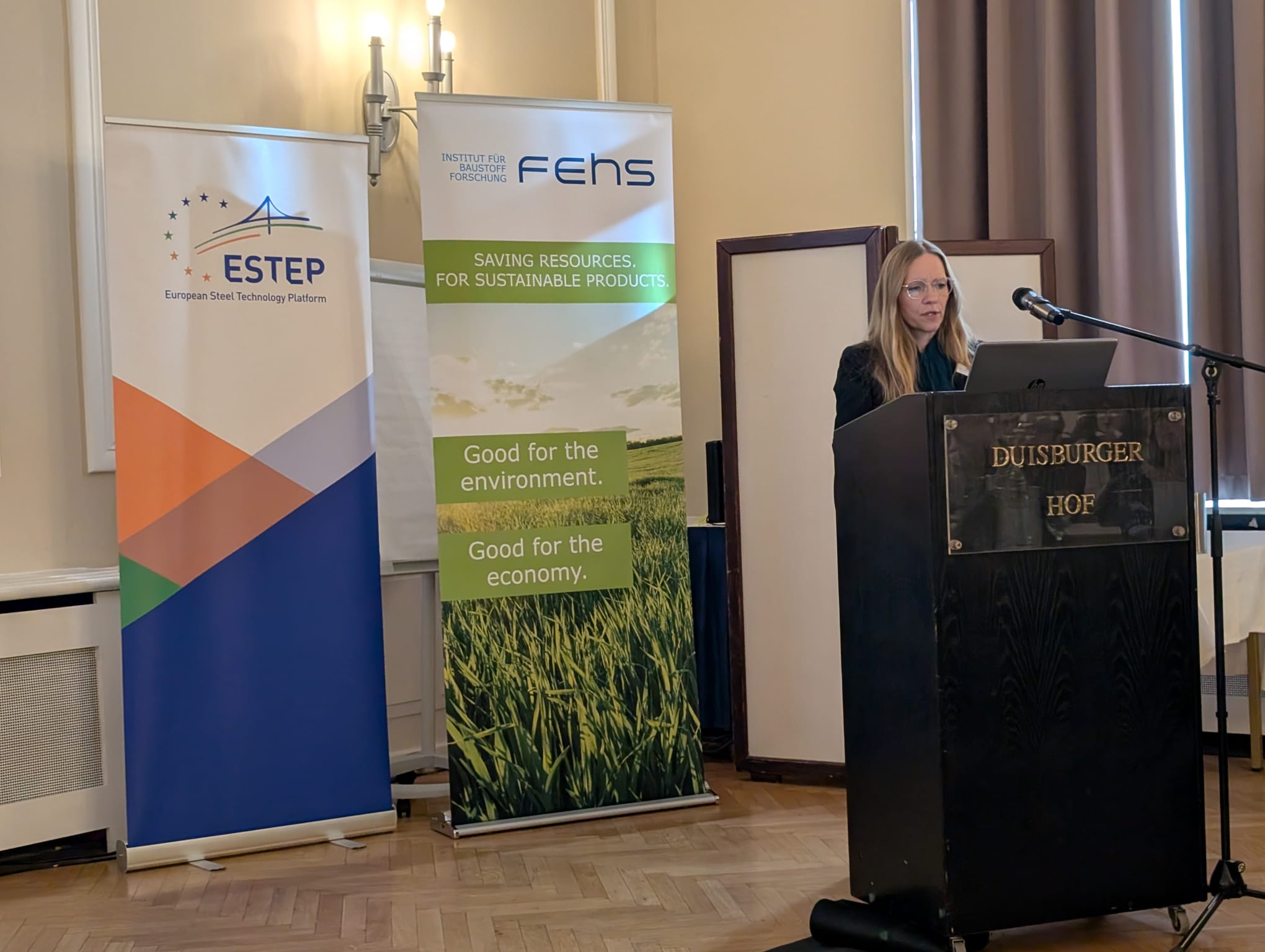 Workshop von ESTEP und FEhS-Institut zu Nebenprodukten der Stahlindustrie_Dr. Anna Sokol Copyright: FEhS-Institut