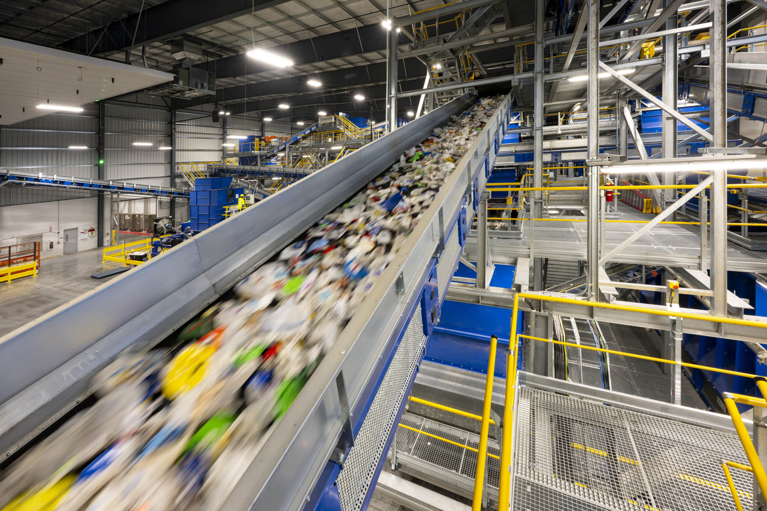 Operations at Republic Service’s Polymer Center Monday, March 17, 2025, in Indianapolis. Copyright: Stadler