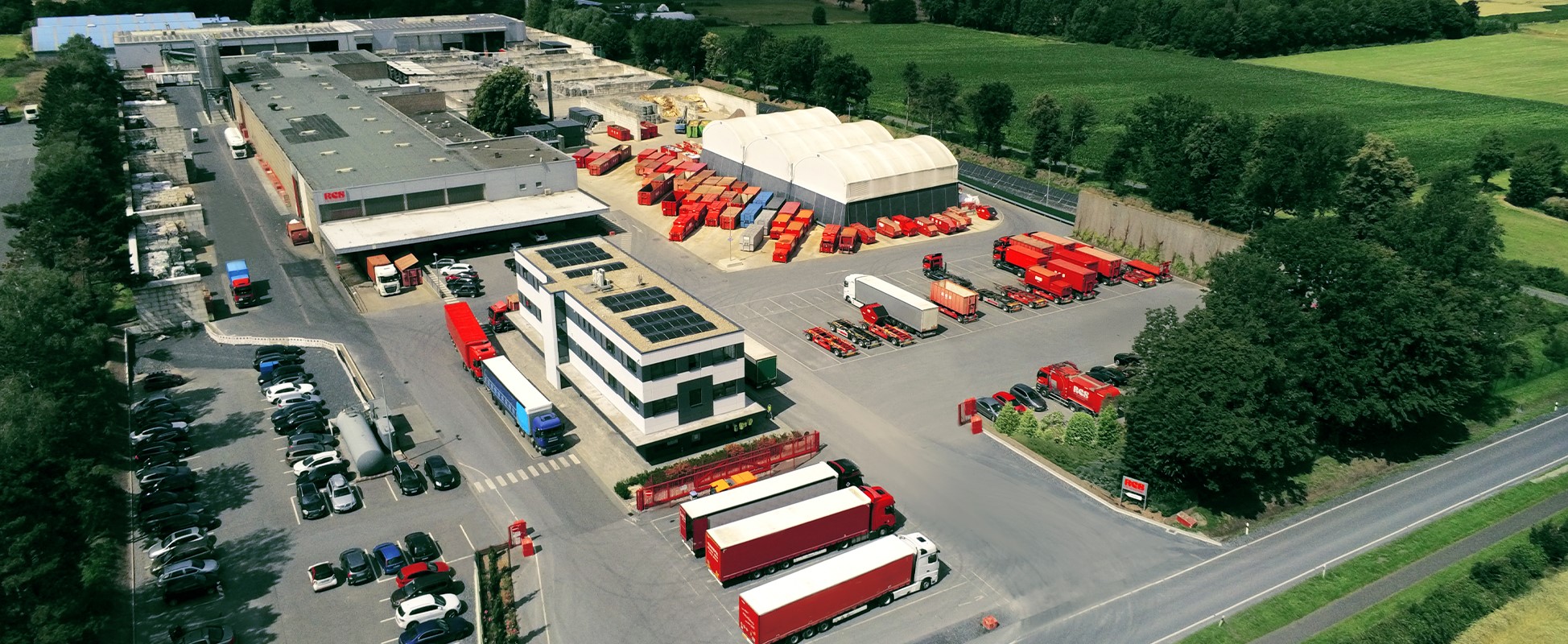 An dem derzeitigen RCS-Hauptsitz an der Capeller Straße in Werne gibt es keine weitere Ausbaumöglichkeit. Daher plant das Recyclingunternehmen, in nördlicher Richtung zu expandieren. Copyright: RCS