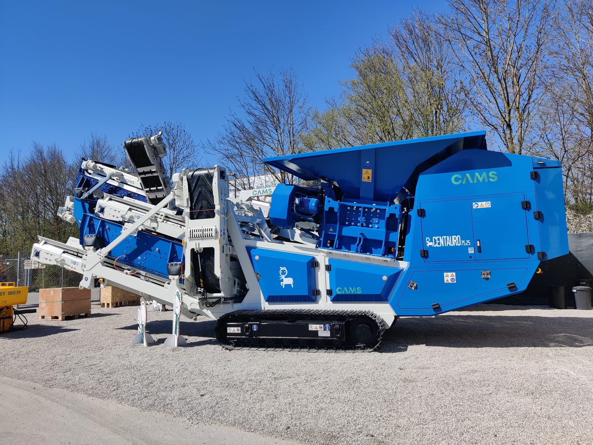 Die neue kompakte Sieb-Shredder-Kombination Centauro 75.25. Copyright: CAMS