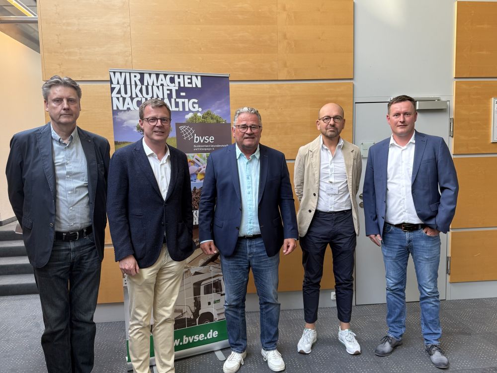 v.l.n.r.: Andreas Siepelt, Lars Kossack, Eric Rehbock, Stefan Dietl, Michael Pötzscher. Copyright: bvse