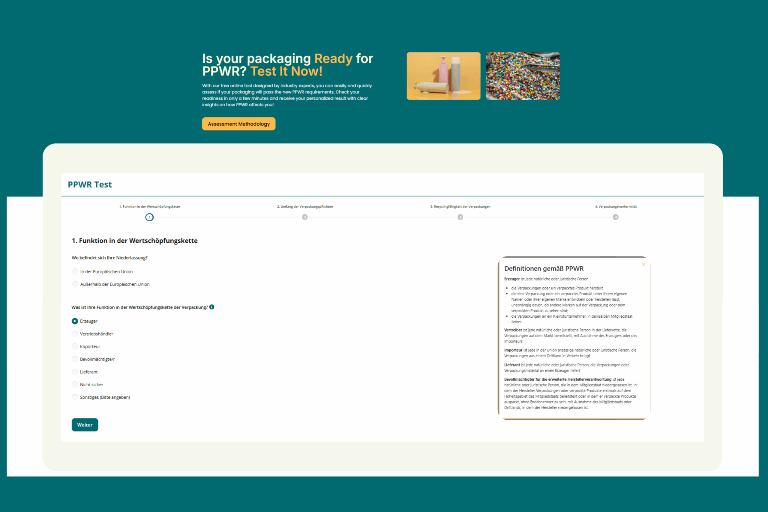 Online-Plattform für umfassende Verpackungsregularien vor dem Start