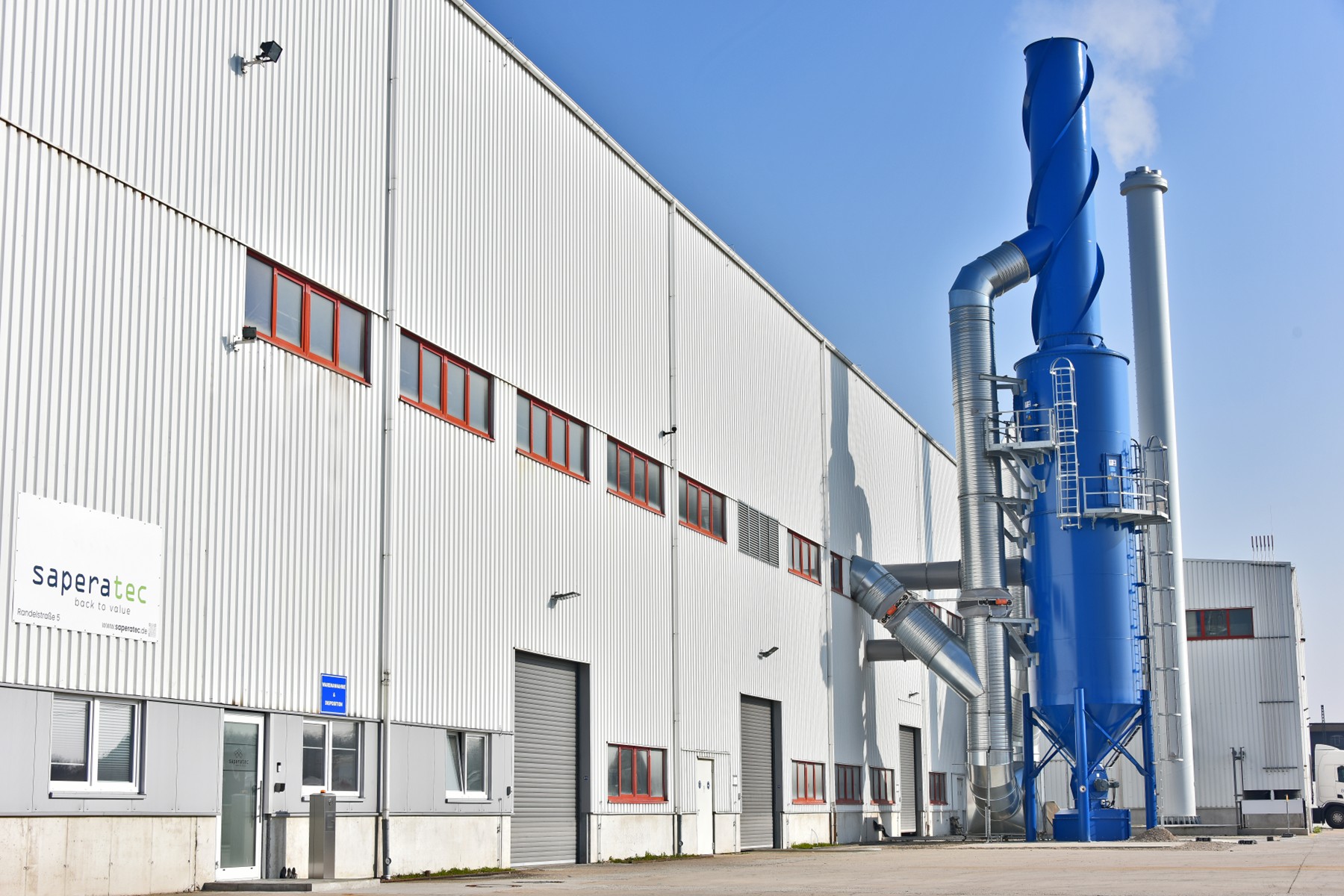 Saperatec-Produktionswerk in Dessau. Copyright: Saperatec