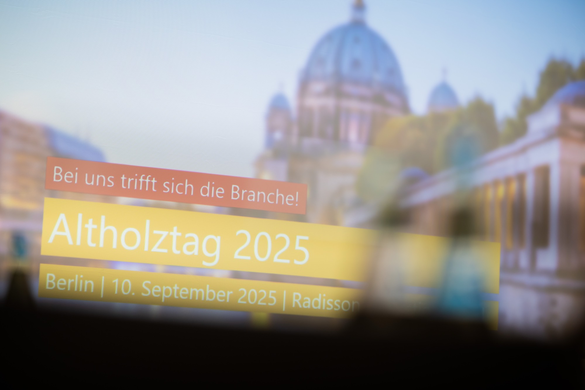 Tagung des BAV (Bundesverband der Altholzaufbereiter und – verwerter e.V.) in Berlin
