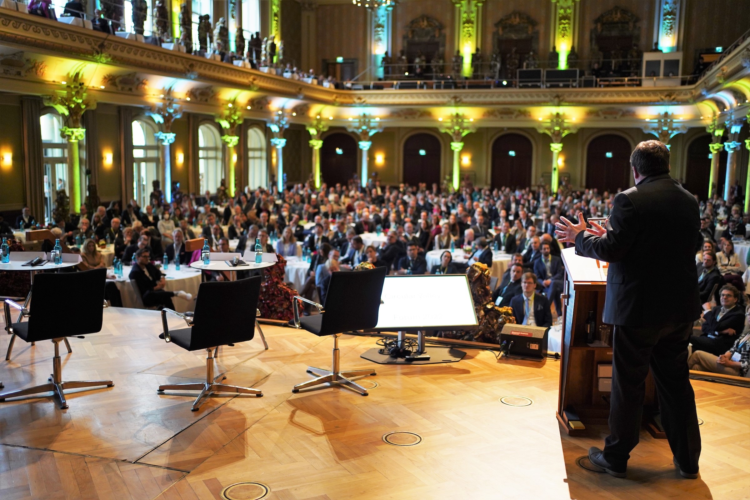 Die Historische Stadthalle Wuppertal beim vergangenen Circular Valley Forum. Copyright: Circular Valley