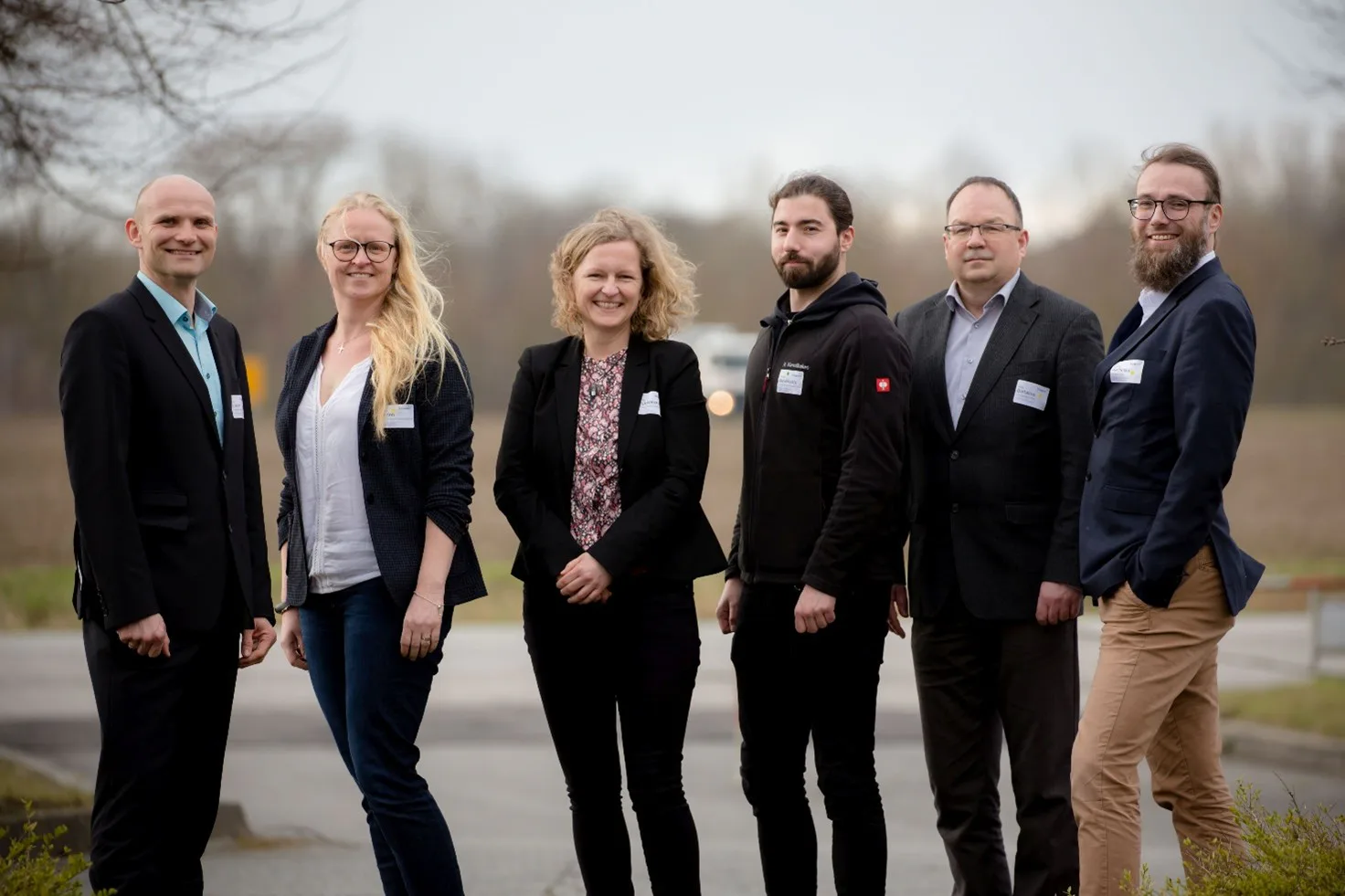v.l.n.r. Prof. Dr. Martin Gräbner (TU BAF) Dr. Claudia Kirsten (DBFZ), Jenny Stukenbrock (CBC), Nikolaus Manolikakes (DBFZ), Dr. Felix Baitalow (TU BAF), Dr. Markus Piechotka (mele). Copyright: Anne Zschächner