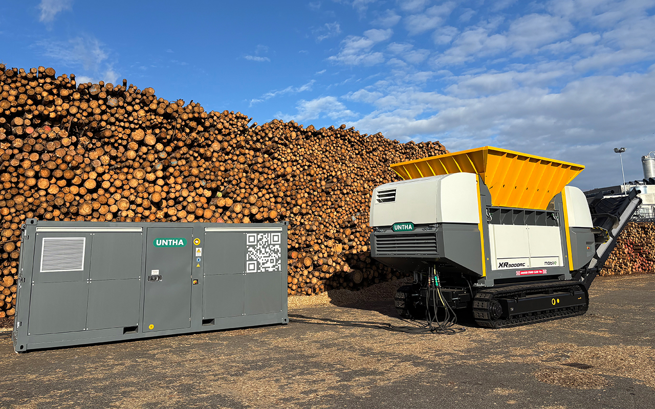 Untha Power Core –abgestimmt auf die Zerkleinerer XR und ZR. Copyright: Untha Shredding Technology