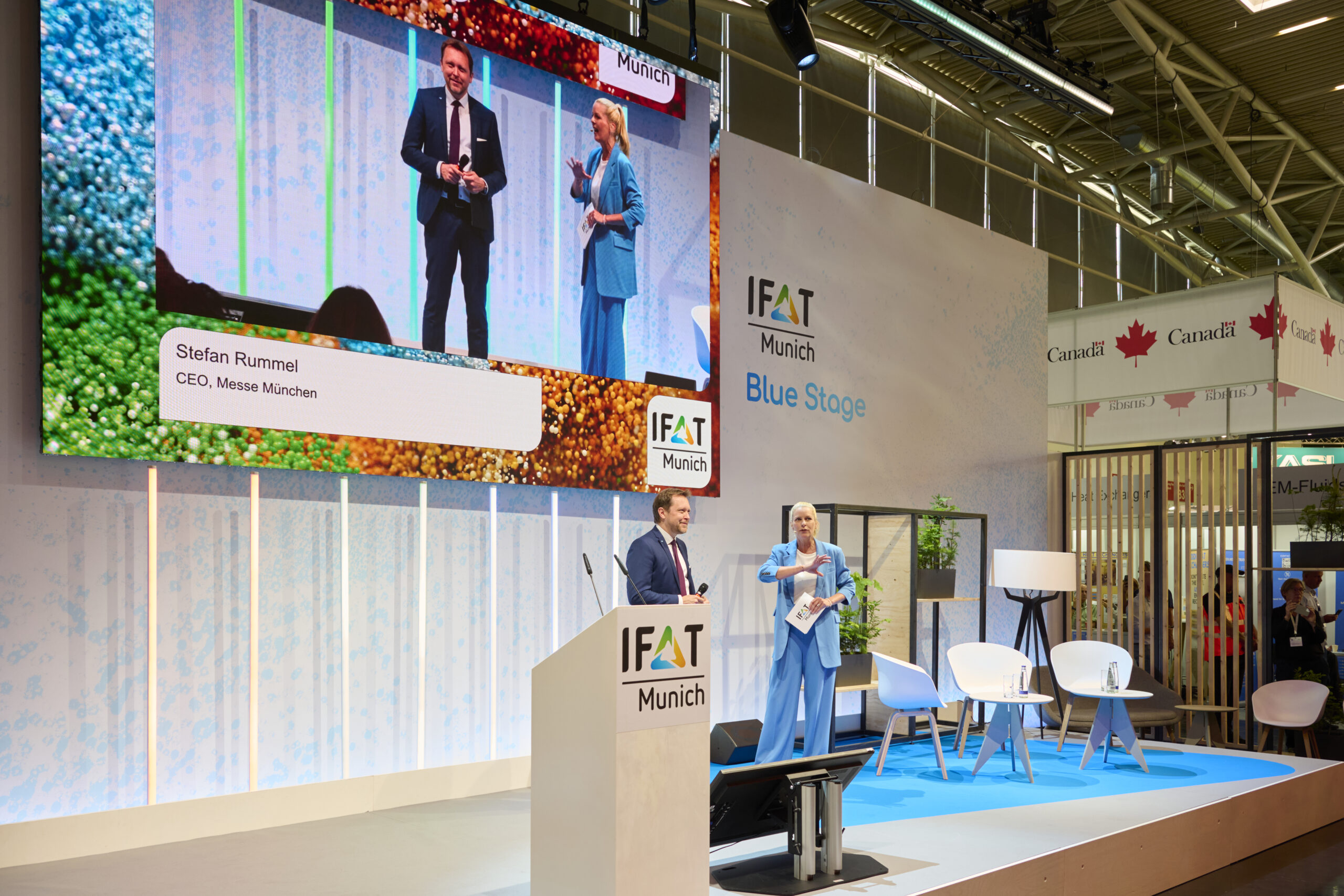 Führende Politiker der Europäischen Kommission sowie der Bundes- und Landesregierungen werden an der Eröffnung des IFAT München teilnehmen. Copyright: Messe München GmbH