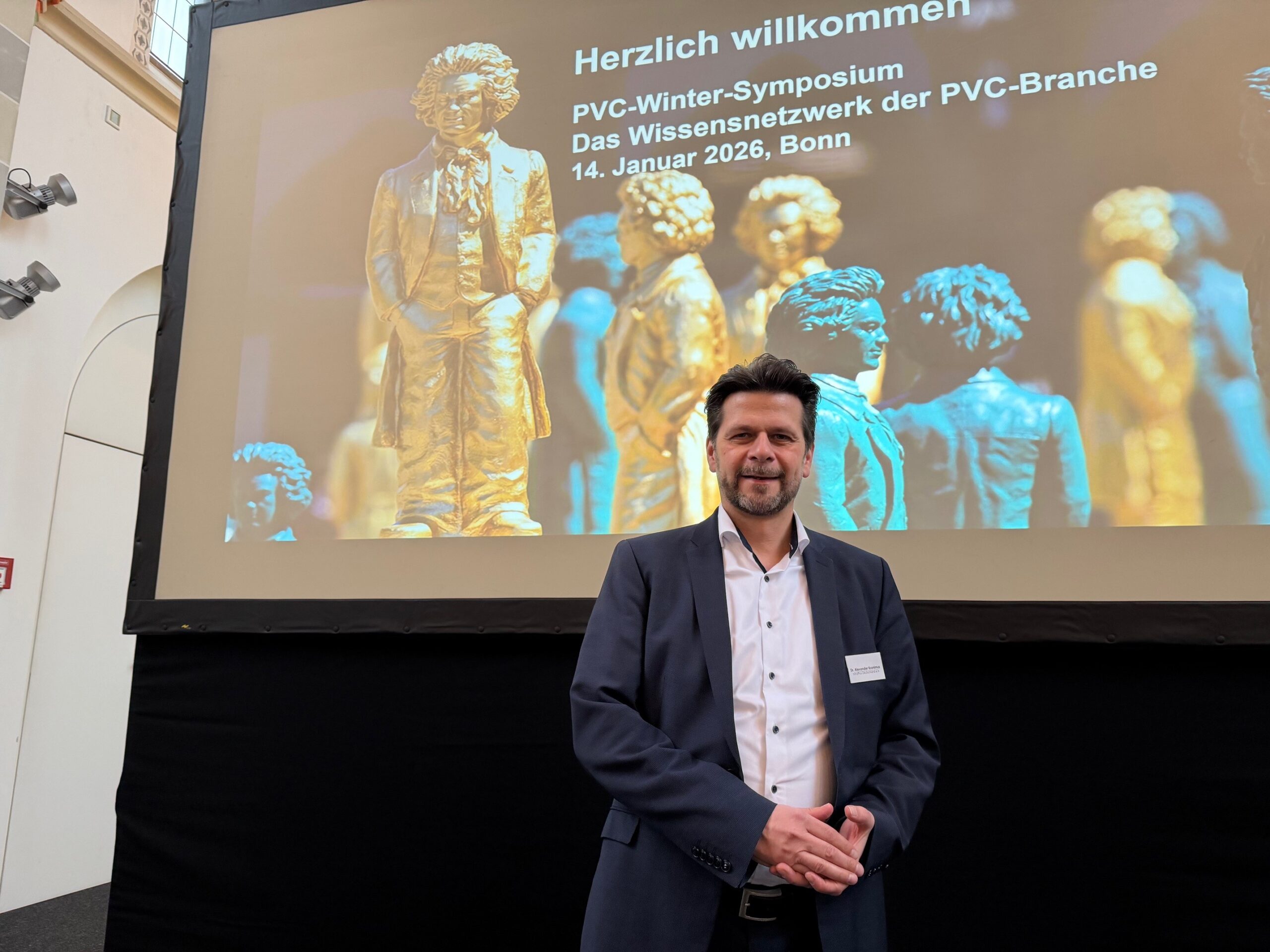 VinylPlus Deutschland Geschäftsführer Alexander Kronimus, Copyright: VinylPlus Deutschland.