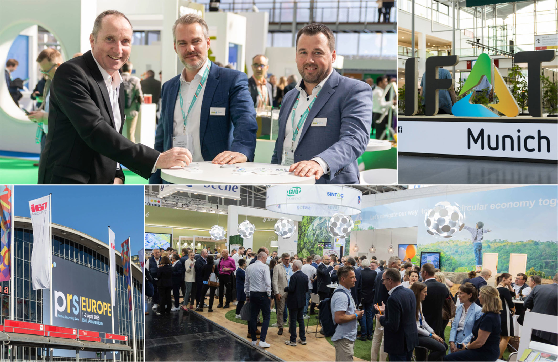 Auf den Leitmessen IFAT und PRSE zeigt RIGK Möglichkeiten, die die Kreislaufwirtschaft wirksam voranbringen. Copyright: RIGK