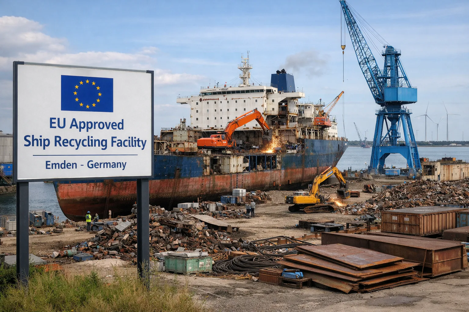 Europäische Liste für das Schiffsrecycling aktualisiert