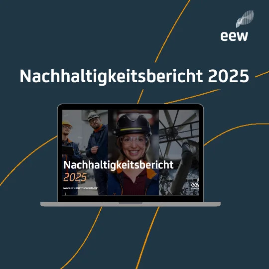 Der Nachhaltigkeitsbericht 2025 von EEW markiert einen weiteren Schritt hin zu einer integrierten und wirkungsorientierten Nachhaltigkeitssteuerung. Copyright: EEW