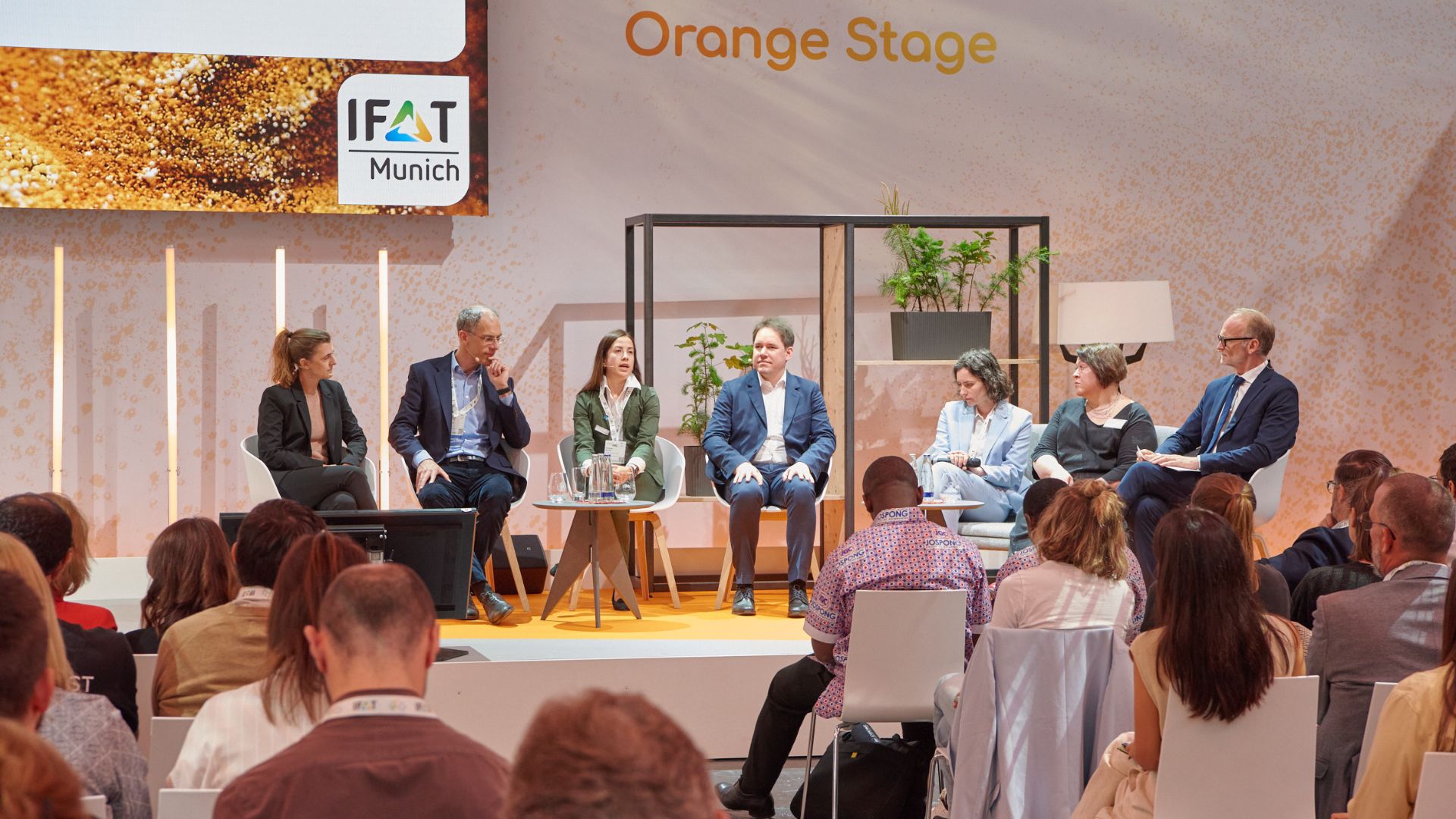 IFAT Panel von Plastics Europe Deutschland, auf der Orange Stage Copyright: Plastics Europe Deutschland