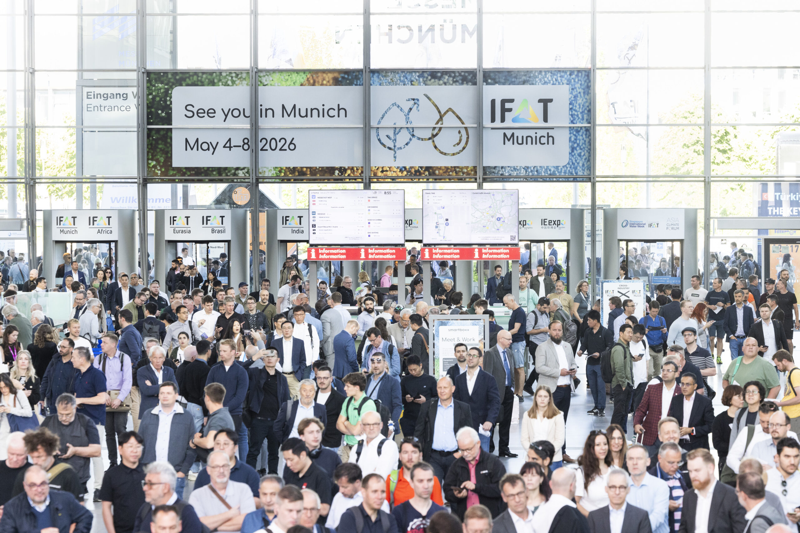 2024, Eingang West, Eröffnung, IFAT, IFAT Munich, Übersicht Copyright: Messe München