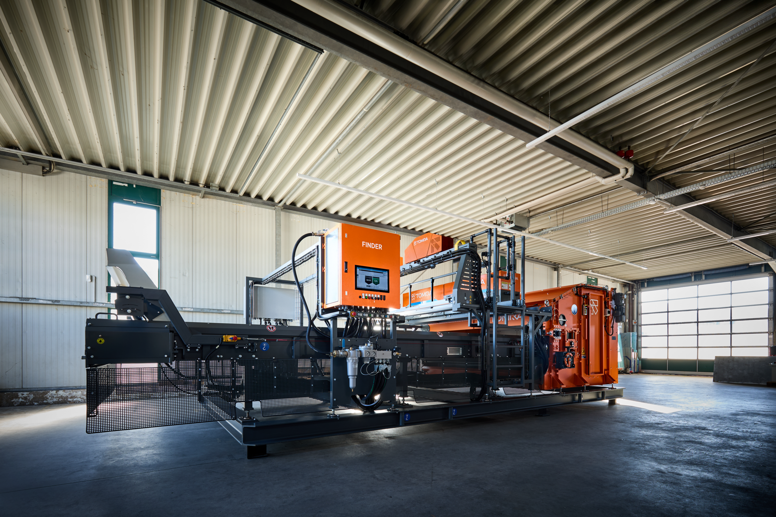 Der neue Finder von Tomra Recycling ist eine flexible Metallsortierlösung mit integrierten KI-Funktionen für die Anforderungen von heute und morgen. Copyright: Tomra