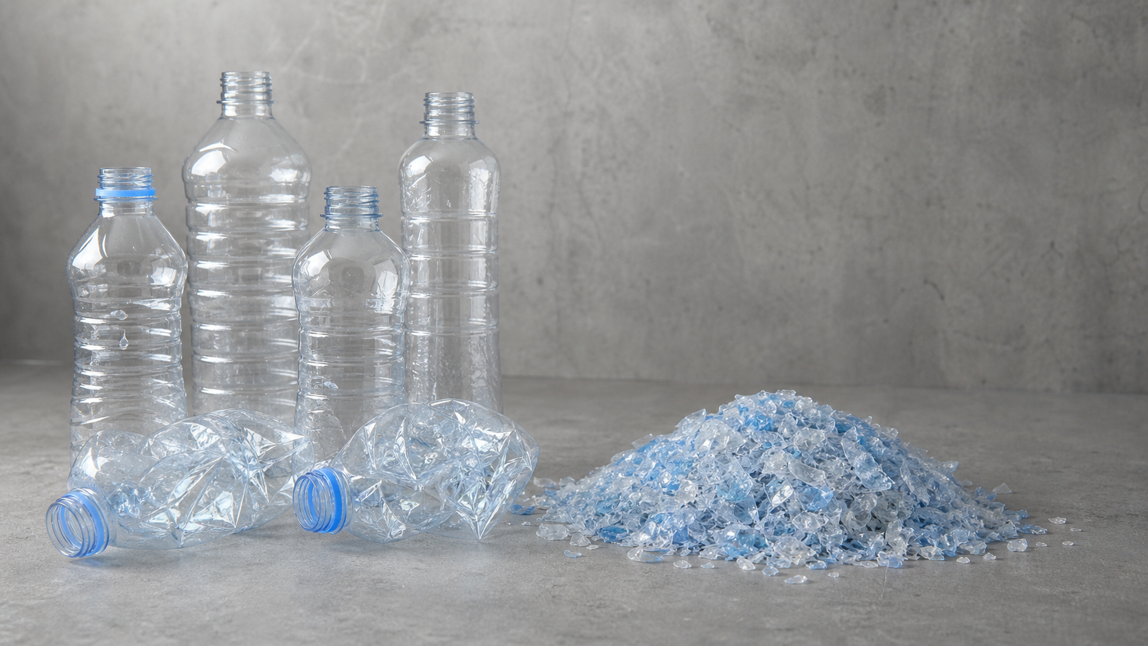India’s r-PET recycling industry has sufficient capacity to meet the 40% recycled content mandate – but demand from packaging brands remains critically low. (Source: AI/Claude Sonnet)