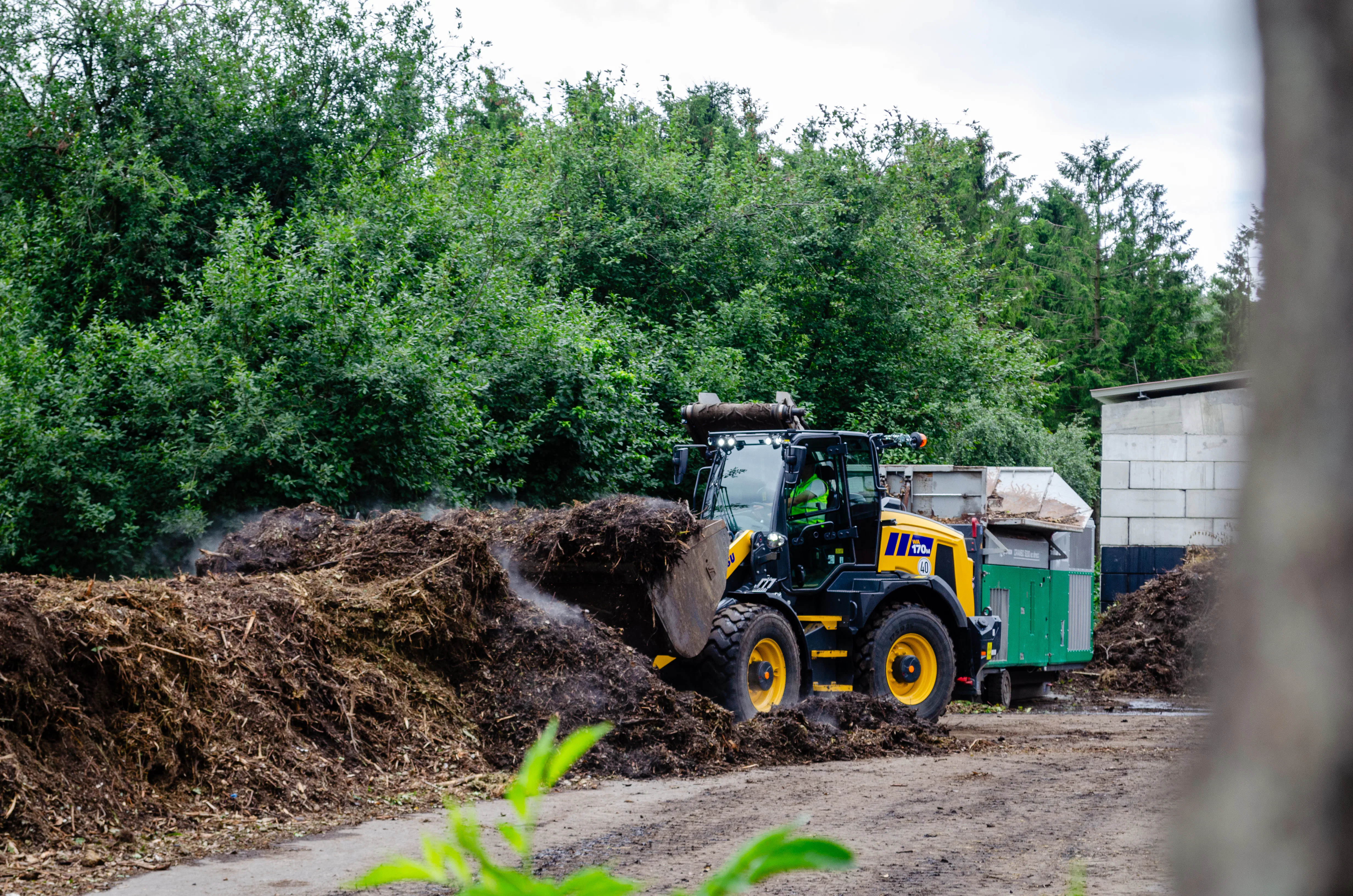 Radlader für Recycling und Abbruch