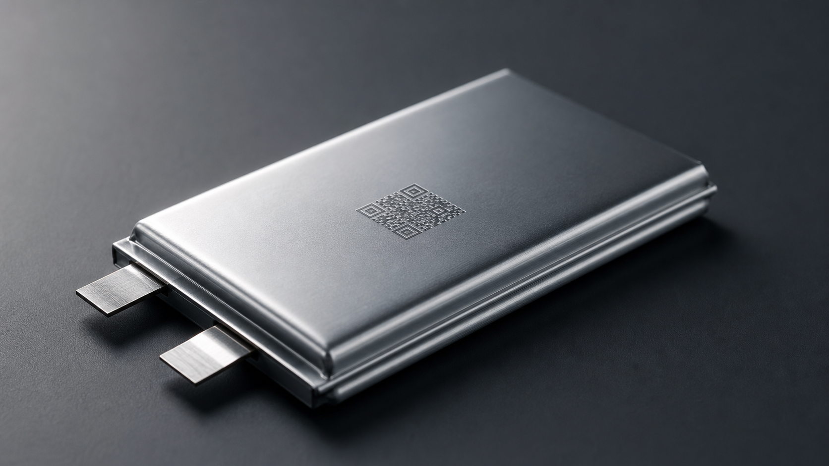 A QR code engraved on a metallic component provides direct access to digital product information throughout the entire life cycle. (Source: AI/Claude Sonnet)