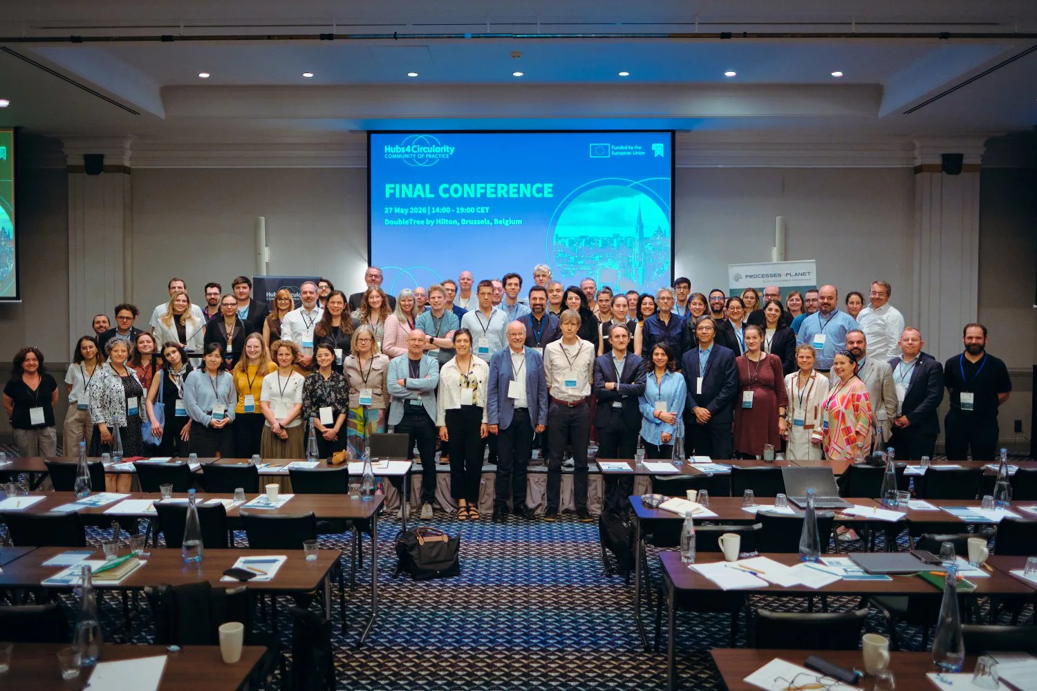 Participants of the Hubs4Circularity Community of Practice Final Conference (Source: Dechema/Sam Glazier)