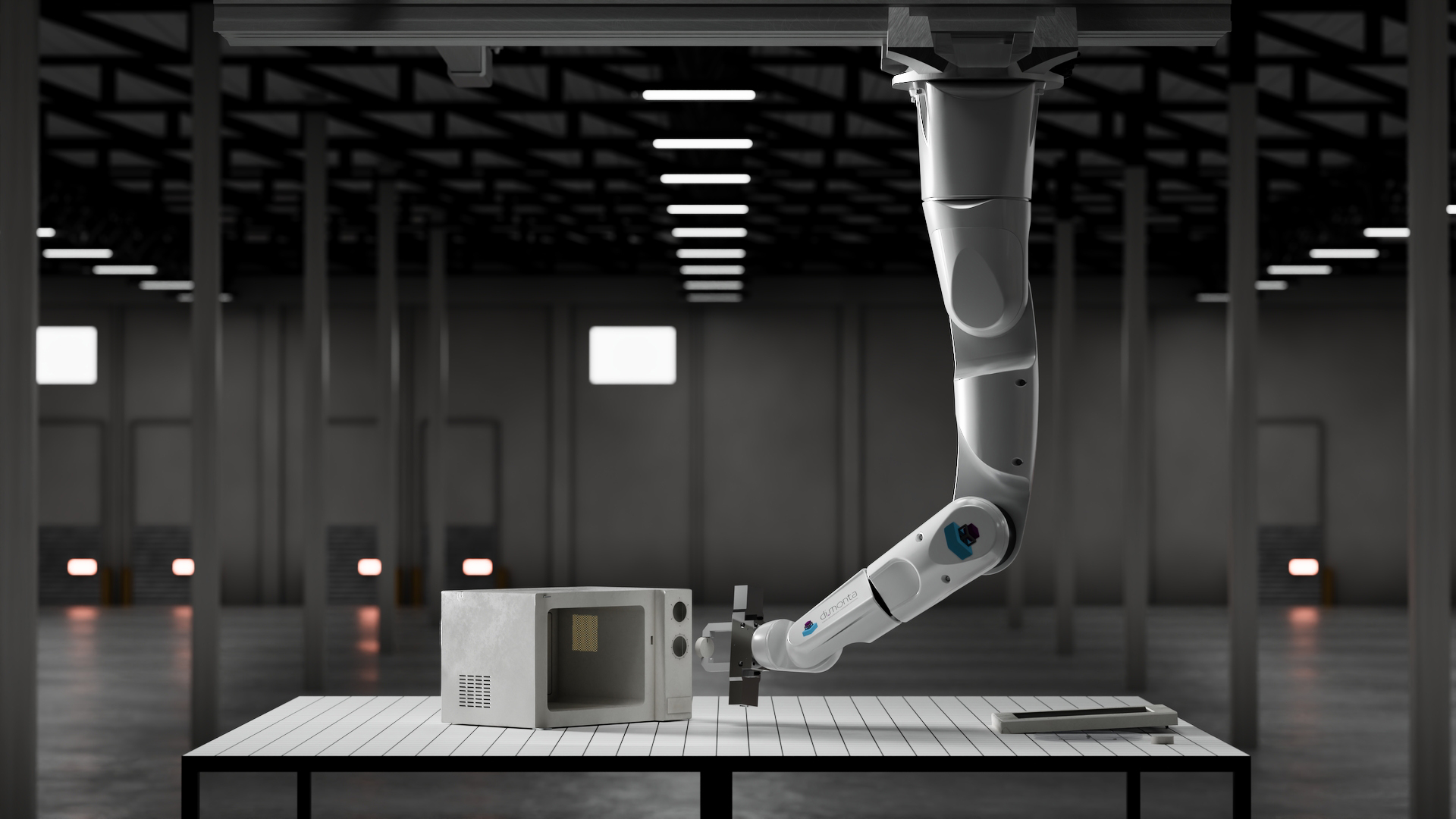 Mit der Software des Startups Dimonta lernen Roboter von Expert*innen die Demontage von Elektrogeräten und setzen sie selbst um. Die Deutsche Bundesstiftung Umwelt fördert das Projekt mit 125.000 Euro. 