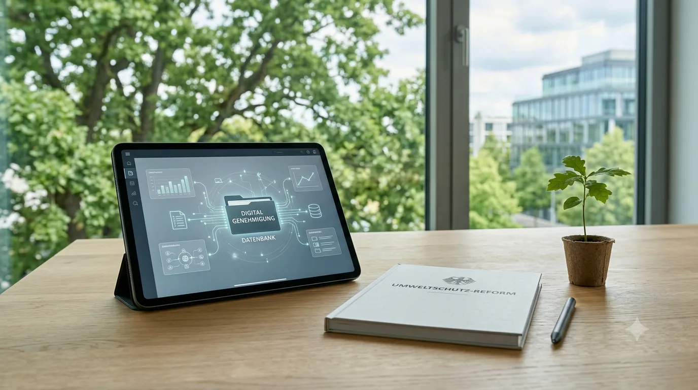 Das Umweltschutz-Modernisierungsgesetz soll Genehmigungen beschleunigen, Bürokratie abbauen und Verwaltungsprozesse digitalisieren