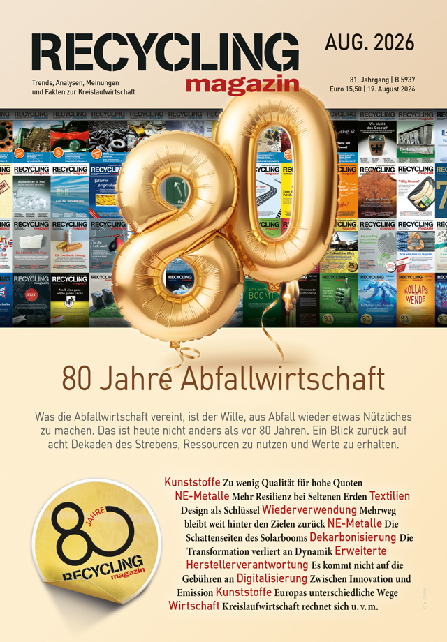 RECYCLING magazin 08/2026