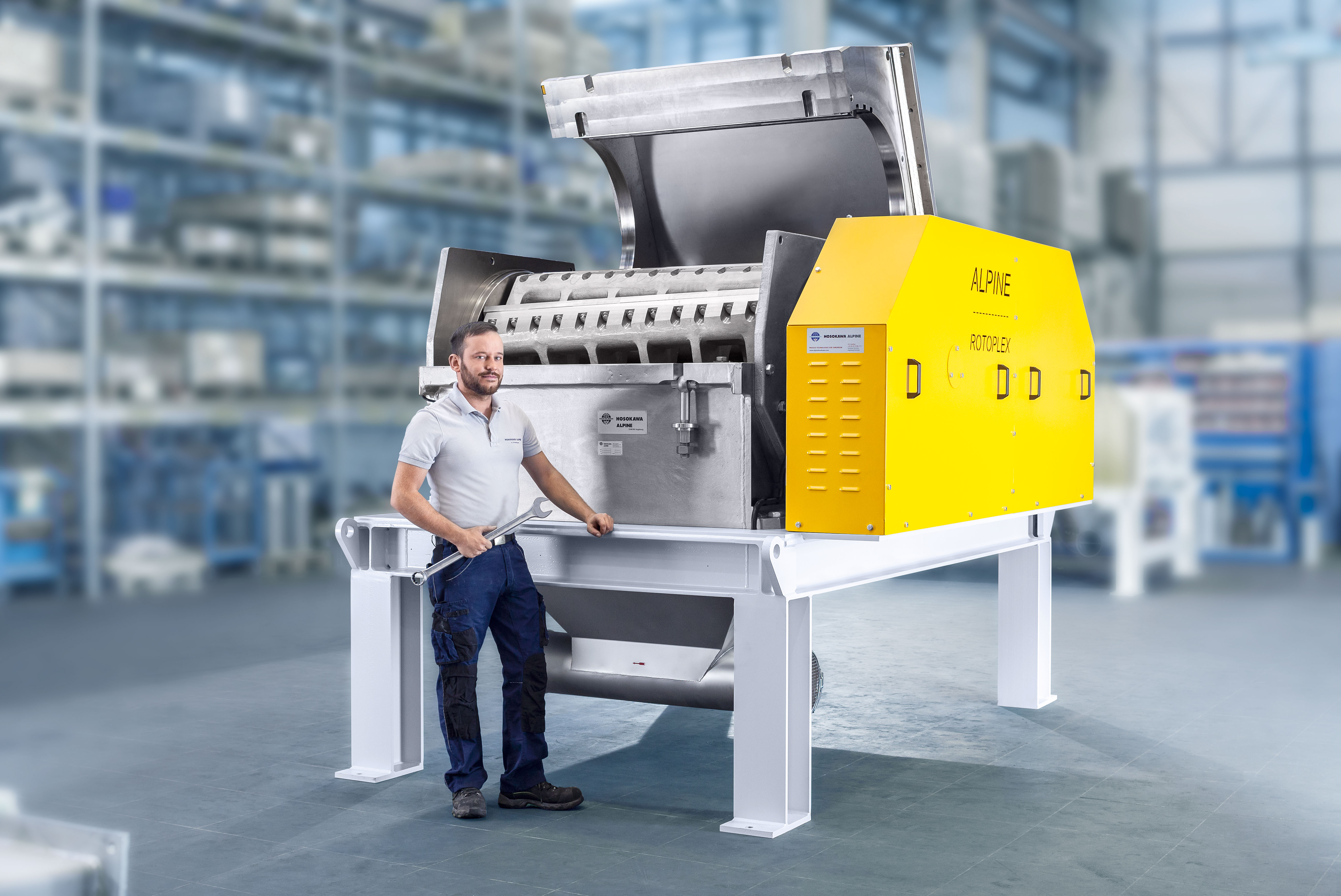 Die Schneidmühle von Hosokawa Alpine wird seit 60 Jahren weiterentwickelt, um sie
für neue Applikationen nutzbar zu machen. (Quelle: Hosokawa Alpine)
